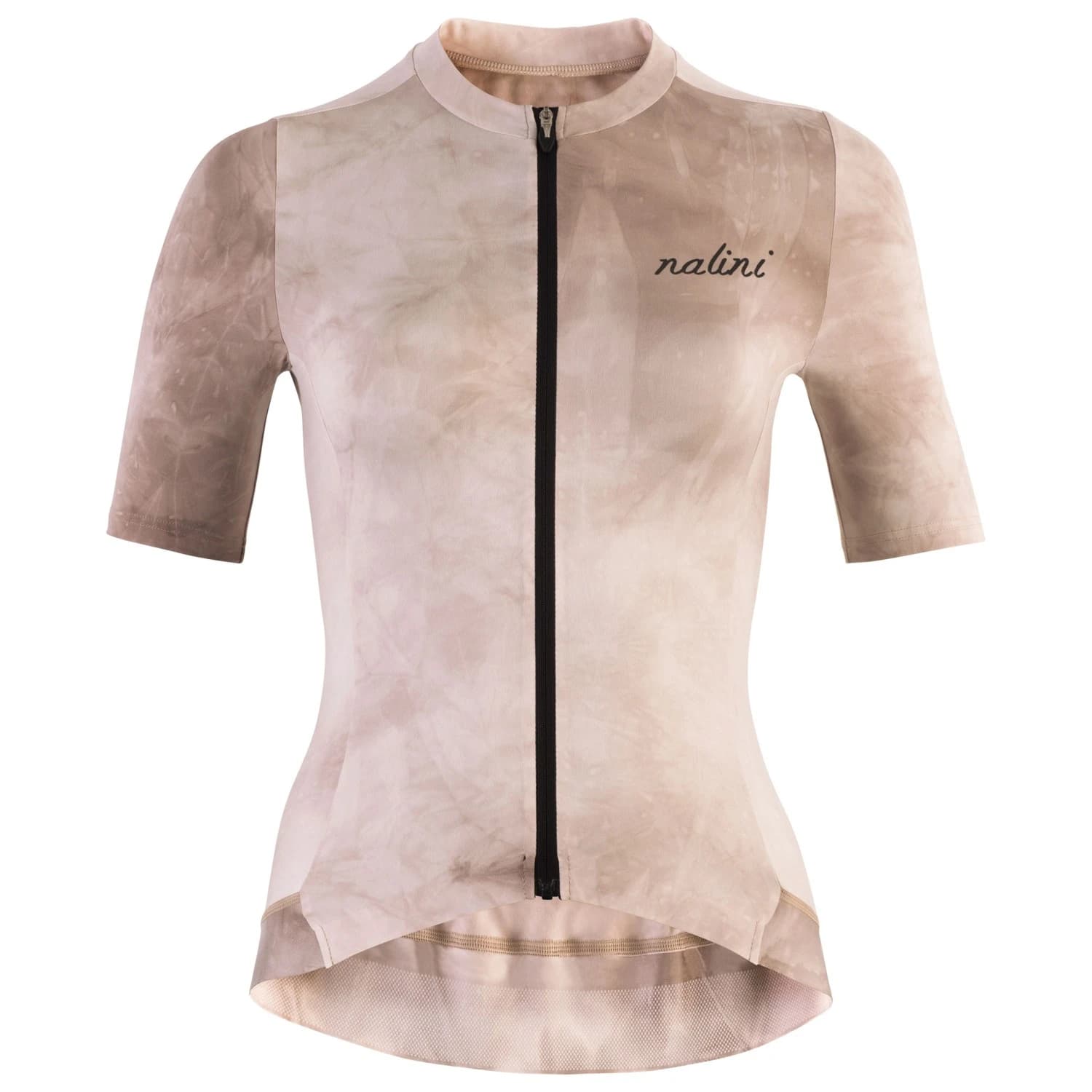 Дамска фланелка с къс ръкав за колоездене Nalini Women's Tie Dye Jersey Cycling jersey - Sand
