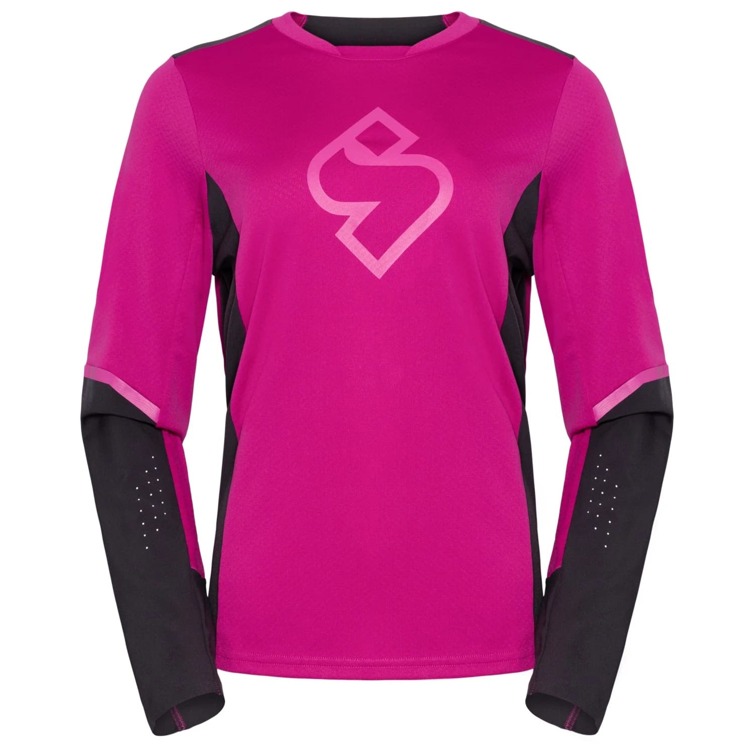 Дамска фланелка с дълъг ръкав за колоездене Sweet Protection Women's Hunter II Park Long Sleeve Cycling jersey - Fuchsia