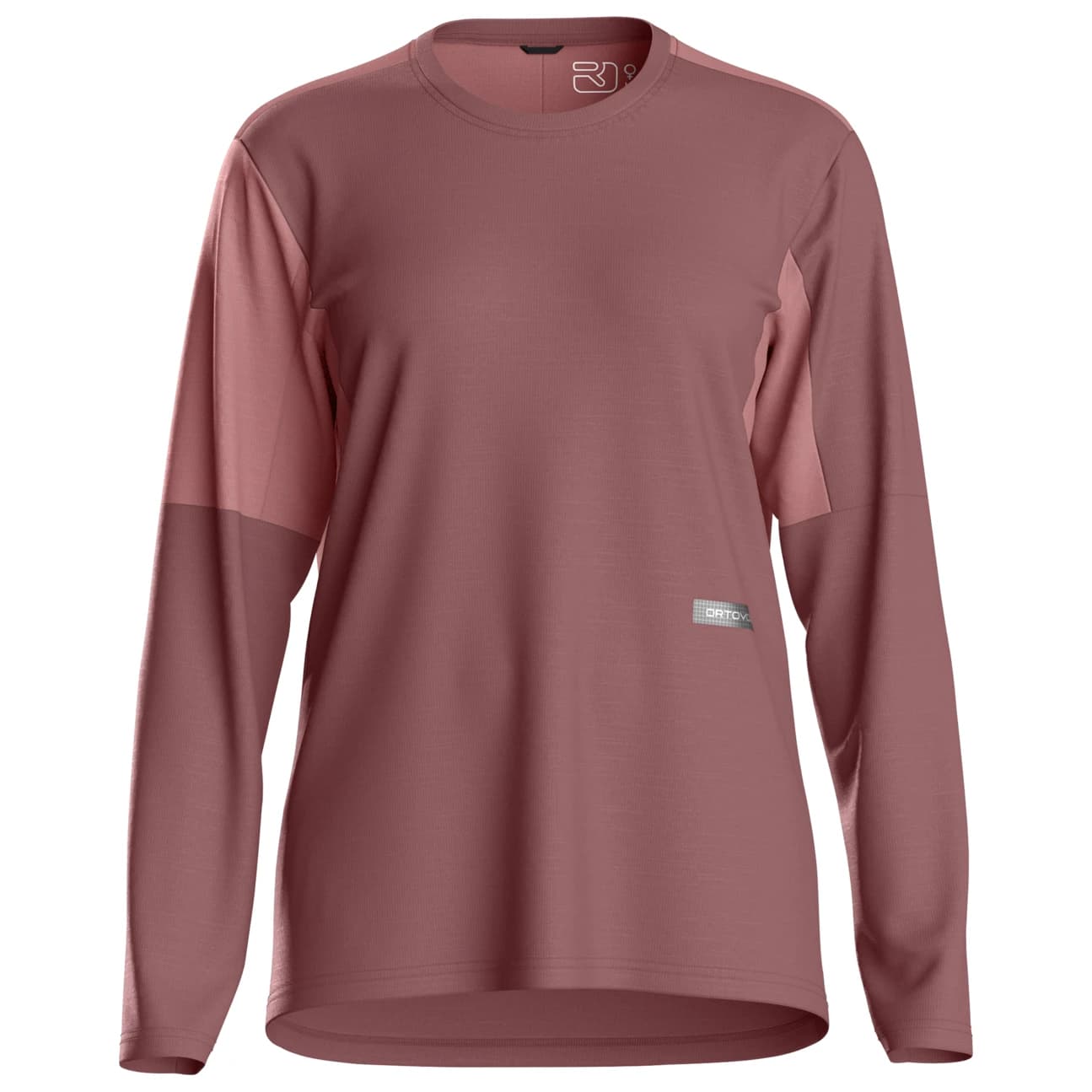 Дамска фланелка с дълъг ръкав за колоездене Ortovox Women's Sequence Free Jersey L/S Cycling jersey - Chestnut