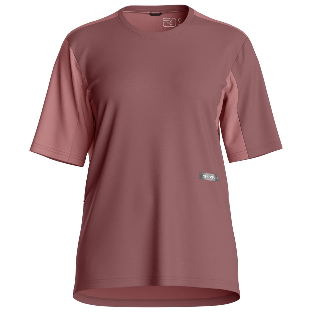 Дамска фланелка с къс ръкав за колоездене Ortovox Women's Sequence Free Jersey T-Shirt Cycling jersey - Chestnut