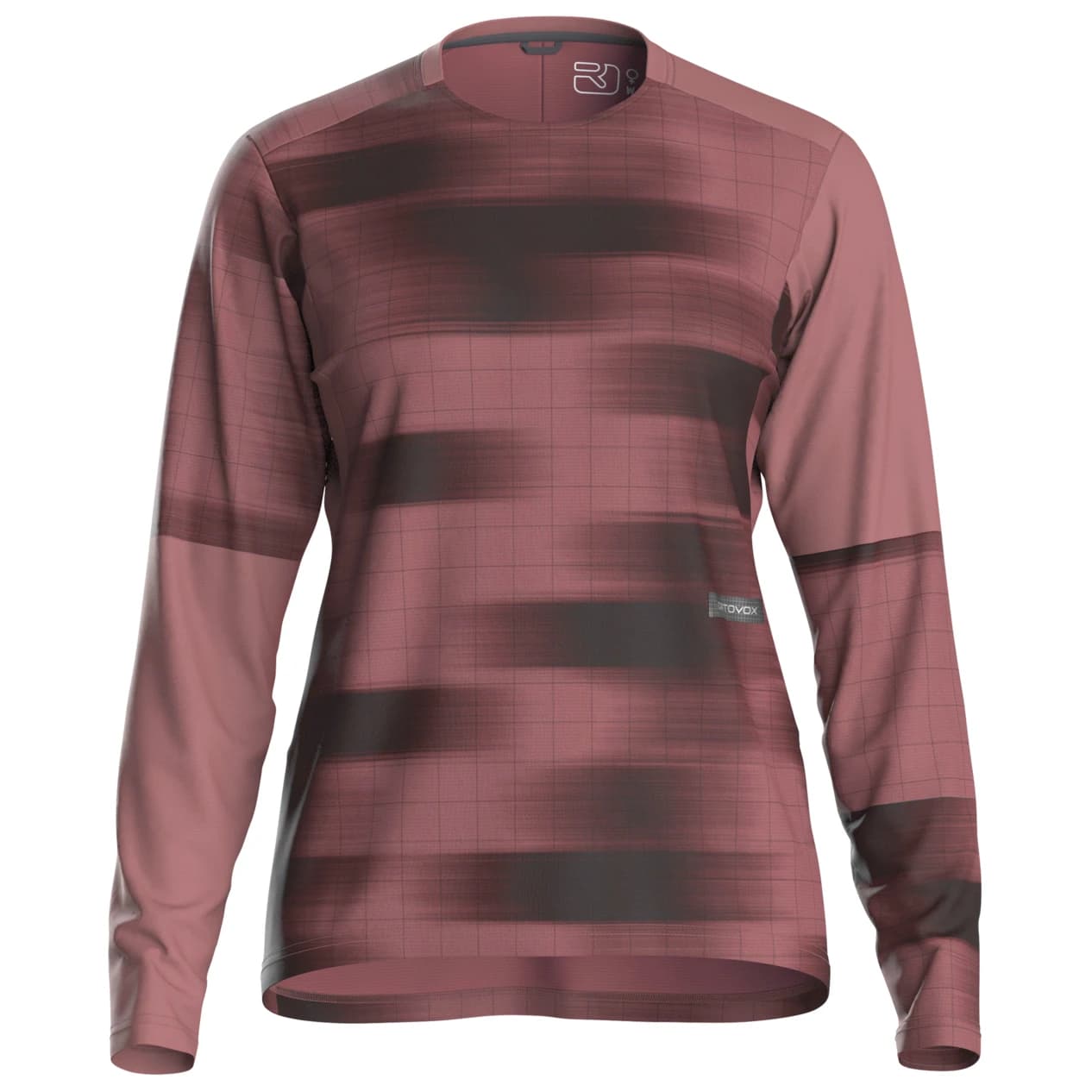 Дамска фланелка с дълъг ръкав за колоездене Ortovox Women's Sequence Trail Jersey L/S Cycling jersey - Chestnut