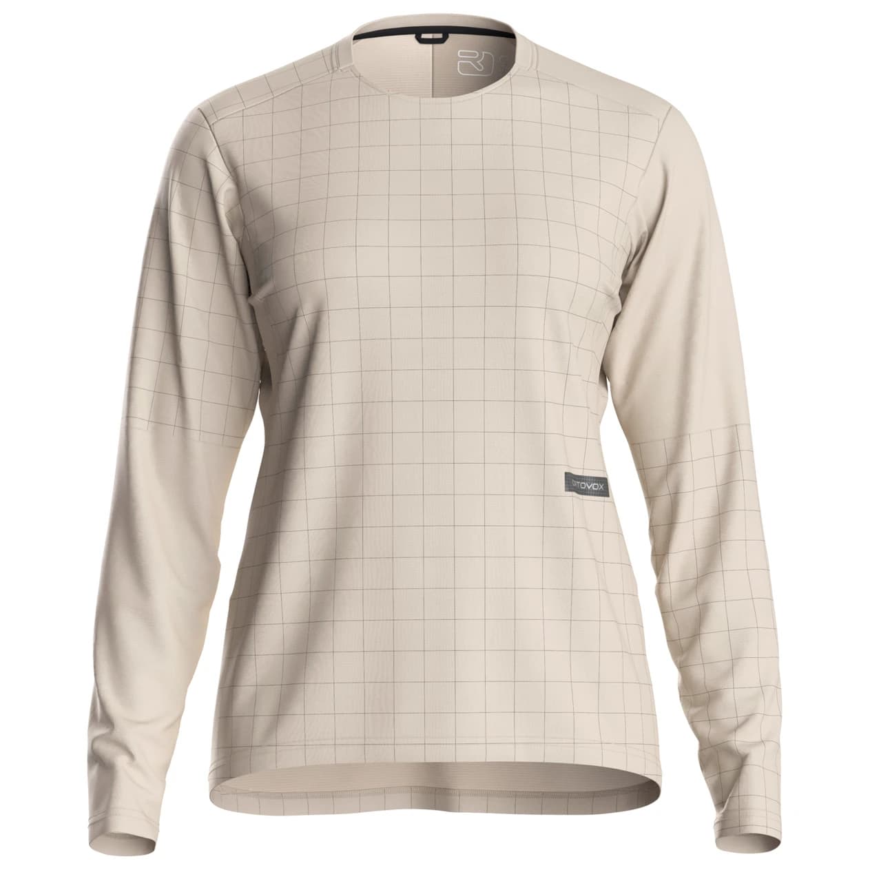 Дамска фланелка с дълъг ръкав за колоездене Ortovox Women's Sequence Trail Jersey L/S Cycling jersey - White Tea