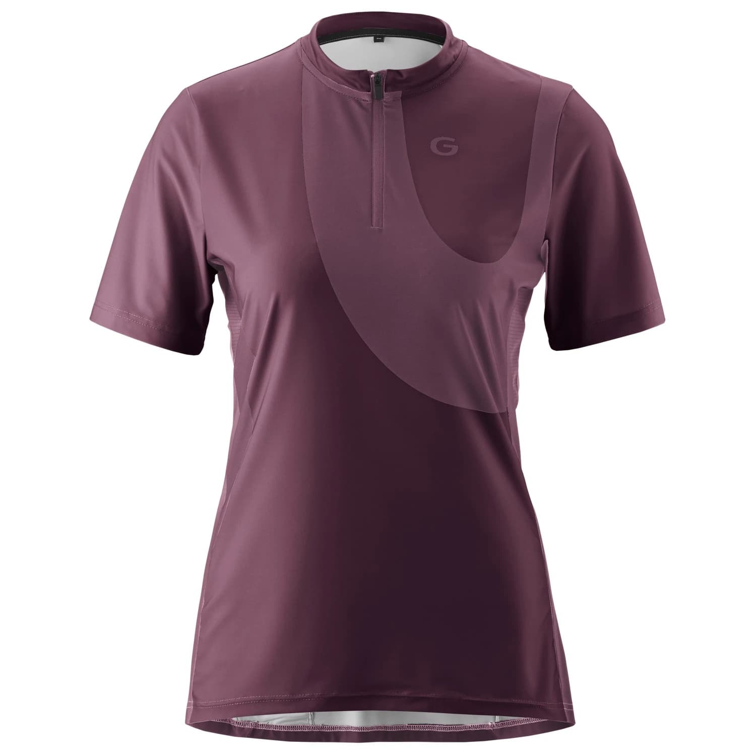 Дамска фланелка с къс ръкав за колоездене Gonso Women's Adventure Jersey Halfzip Cycling jersey - Rich Soil