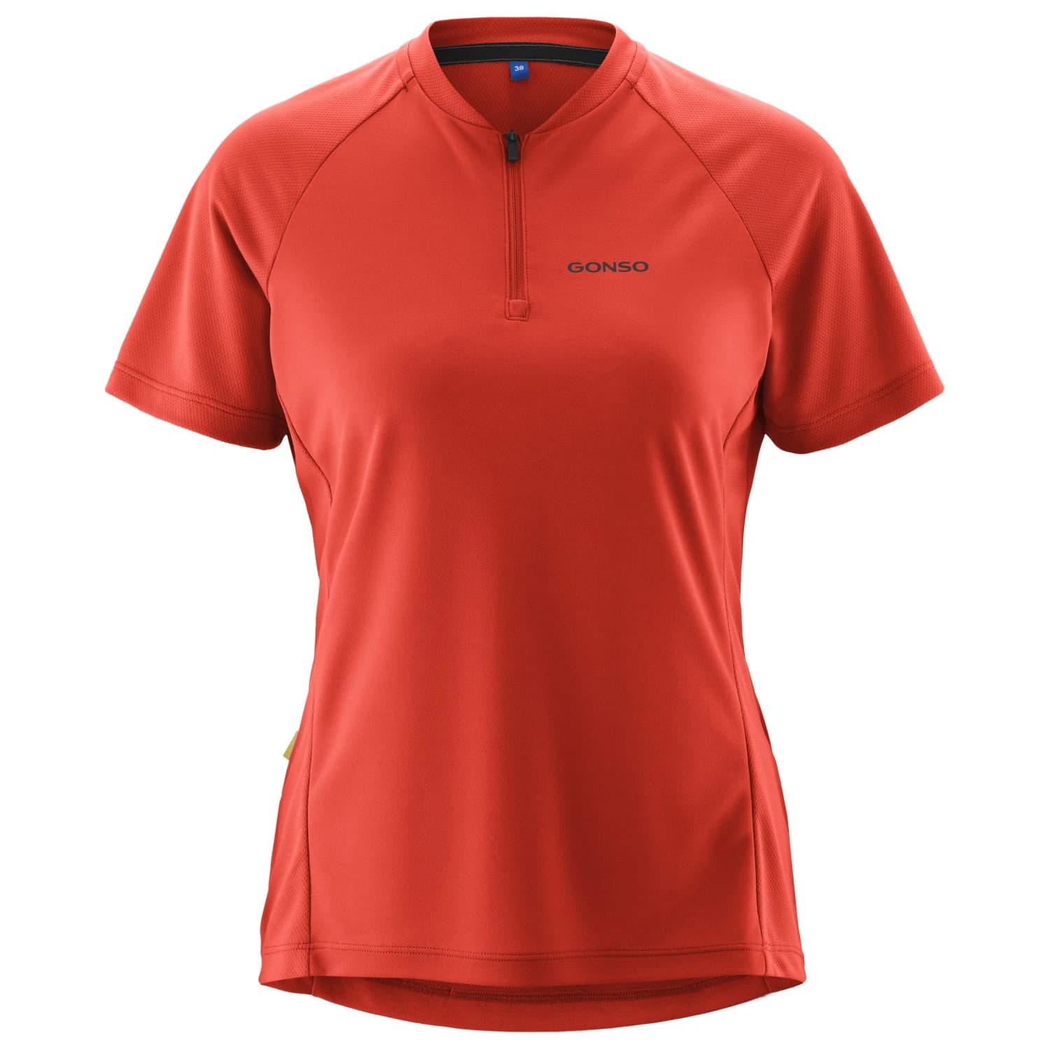 Дамска фланелка с къс ръкав за колоездене Gonso Women's Sitivo Jersey Blue Cycling jersey - Paprika Flame