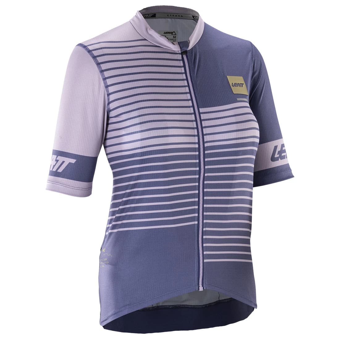 Дамска фланелка с къс ръкав за колоездене Leatt Women's MTB Endurance 3.0 Jersey Cycling jersey - Cosmic Blue