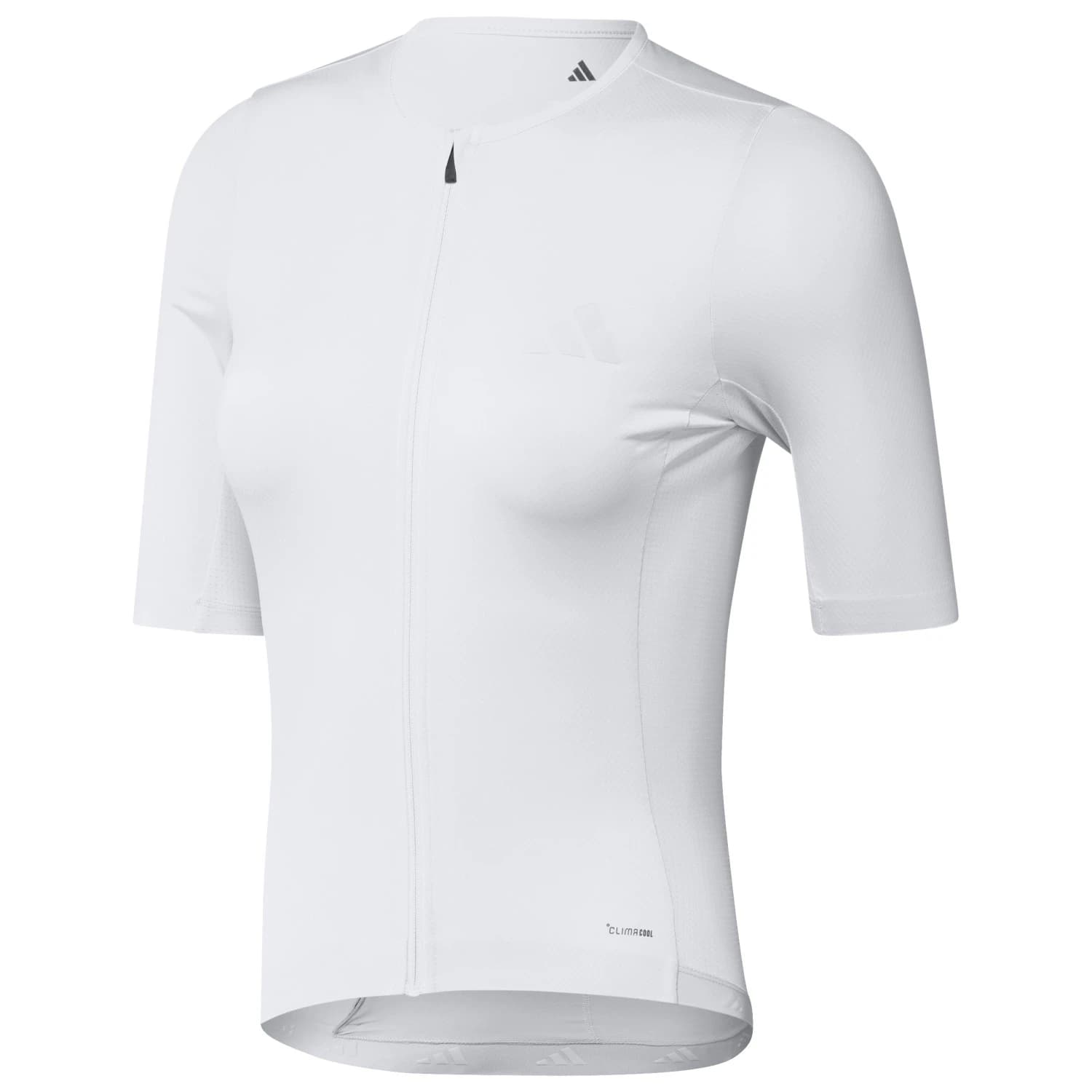 Дамска фланелка с къс ръкав за колоездене adidas Women's Tempo Jersey Cycling jersey - White
