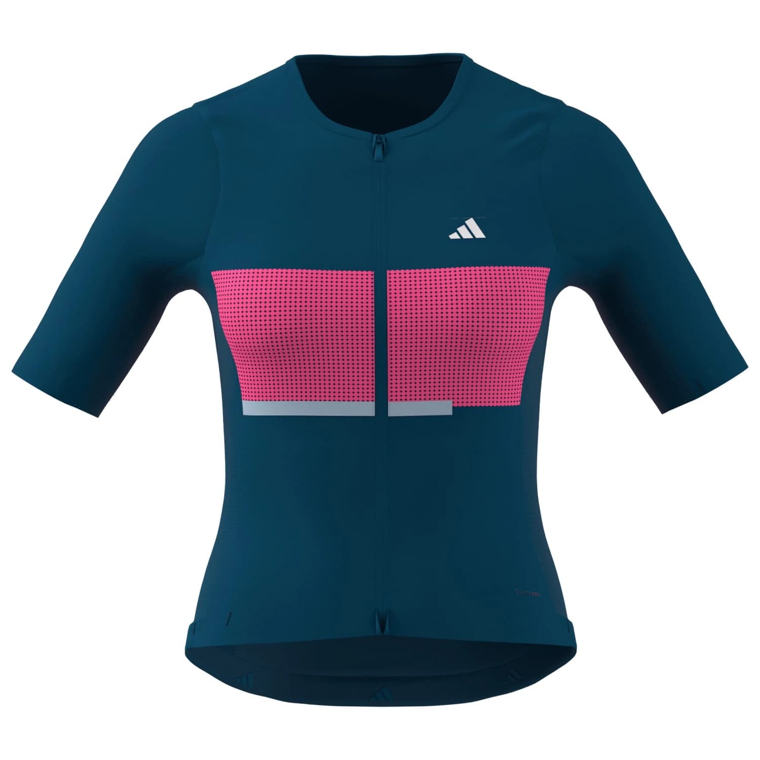 Дамска фланелка с къс ръкав за колоездене adidas Women's Tempo Jersey Neo Cycling jersey - Dusky Petrol