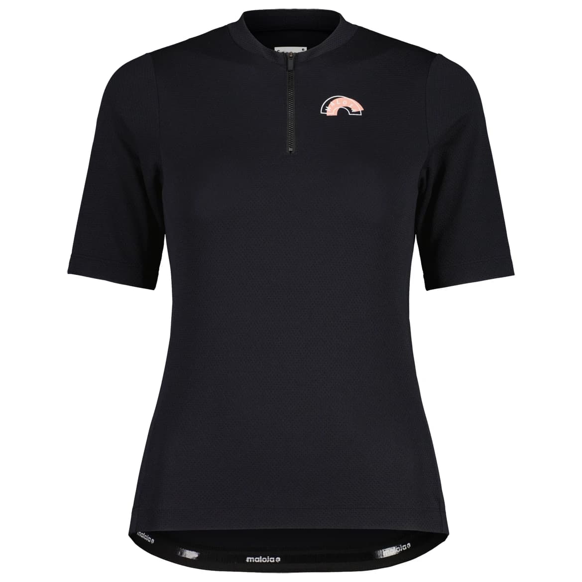 Дамска фланелка с къс ръкав за колоездене Maloja Women's ArlersteinM. Cycling jersey - Deep Black