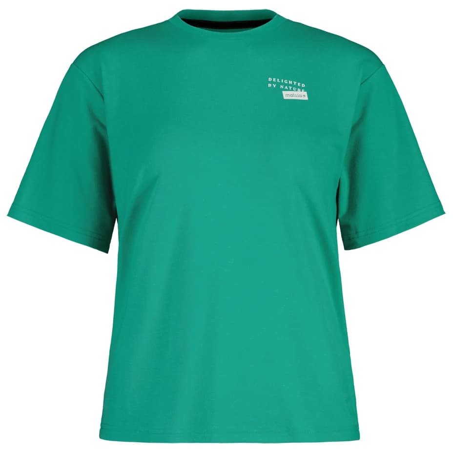 Дамска фланелка с къс ръкав за колоездене Maloja Women's GropaM. Cycling jersey - Polar Light
