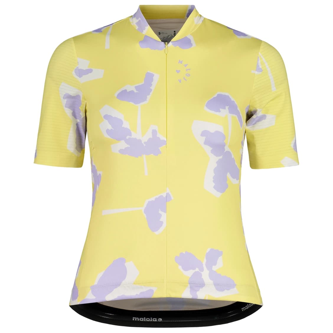 Дамска фланелка с къс ръкав за колоездене Maloja Women's HochgallM. 1/2 Cycling jersey - Moonlight Sunleaf