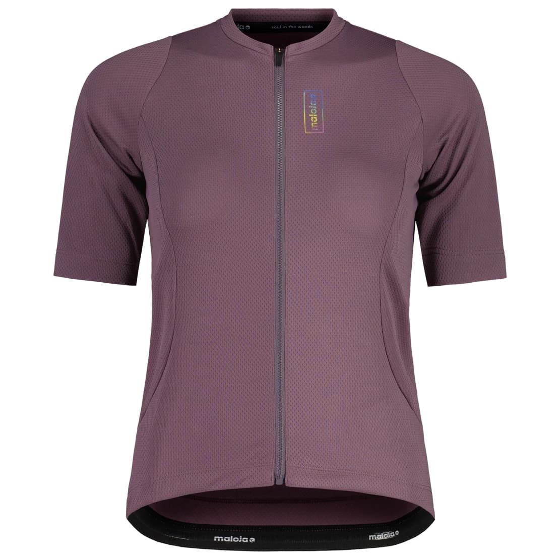 Дамска фланелка с къс ръкав за колоездене Maloja Women's RigiM. 1/2 Cycling jersey - Stormy Lilac