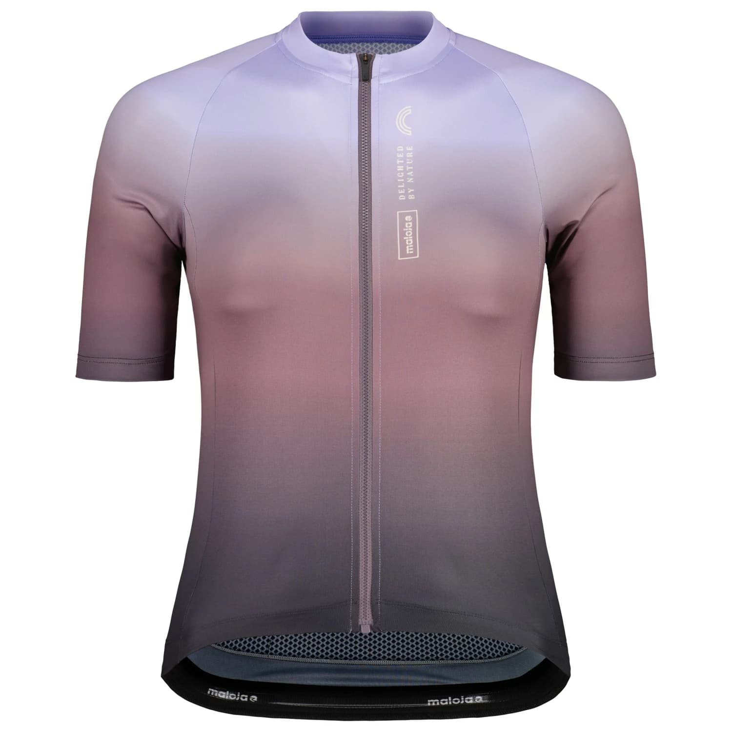 Дамска фланелка с къс ръкав за колоездене Maloja Women's SchneckM. Cycling jersey - Deep Black Rainbow
