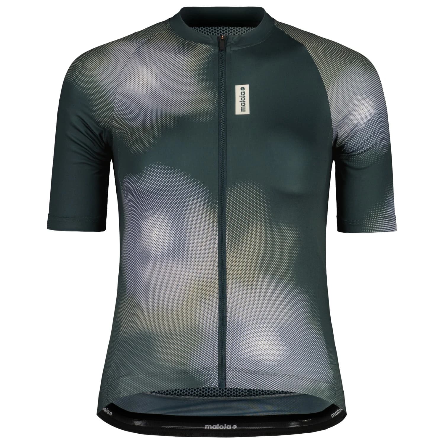 Дамска фланелка с къс ръкав за колоездене Maloja Women's SchneckM. Cycling jersey - Mountain Pine Bloom