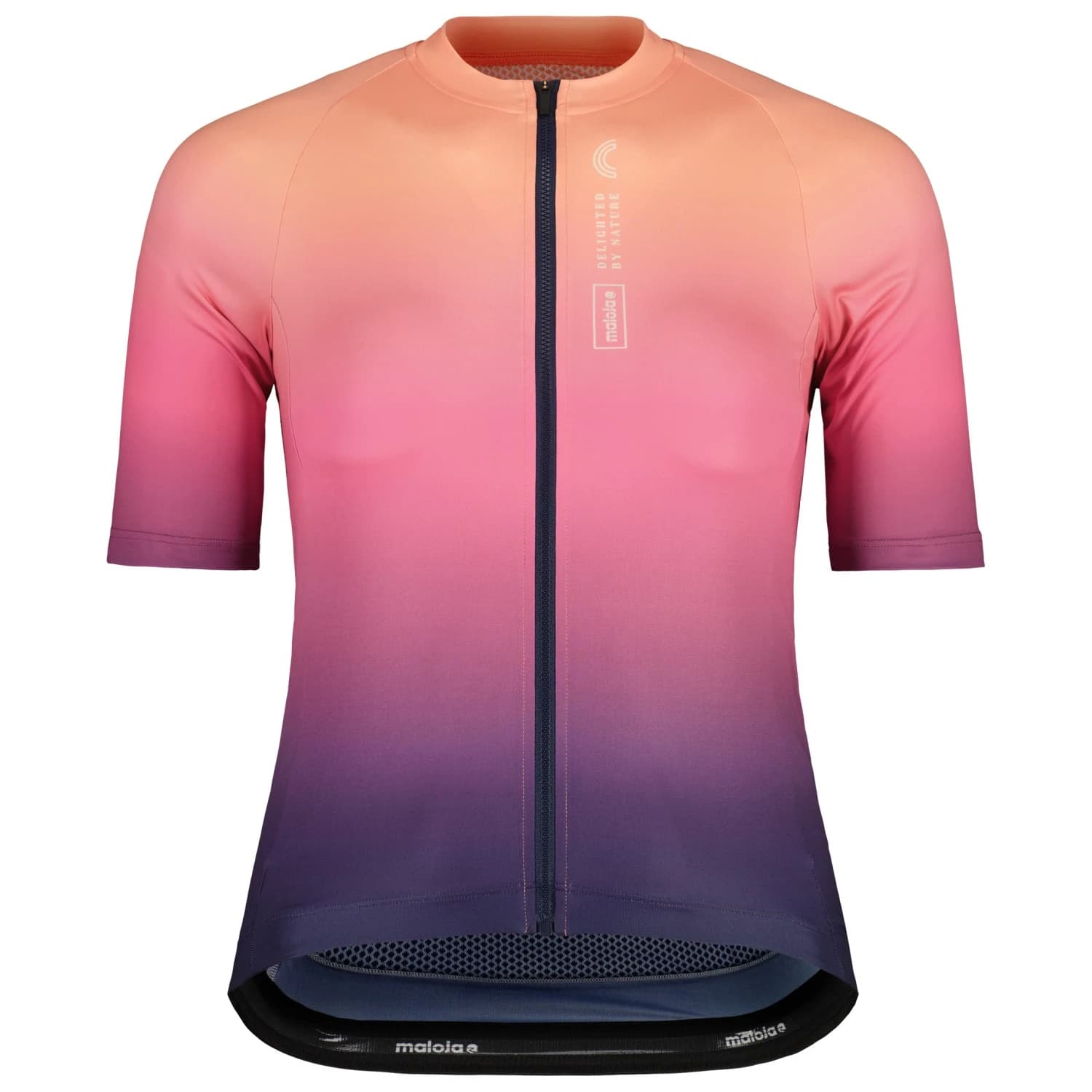 Дамска фланелка с къс ръкав за колоездене Maloja Women's SchneckM. Cycling jersey - Night Sky Rainbow
