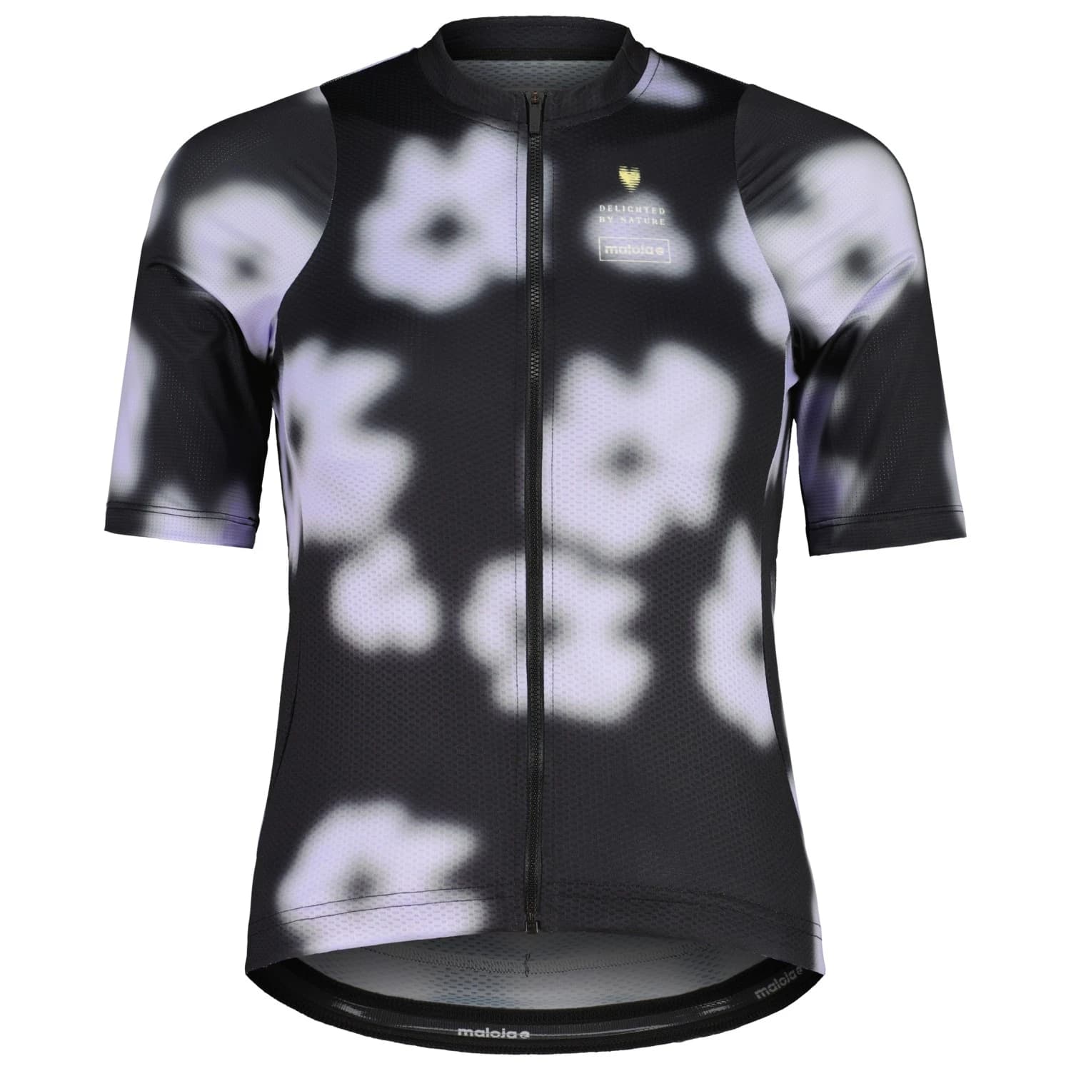 Дамска фланелка с къс ръкав за колоездене Maloja Women's StrandaM. Cycling jersey - Deep Black Shadow
