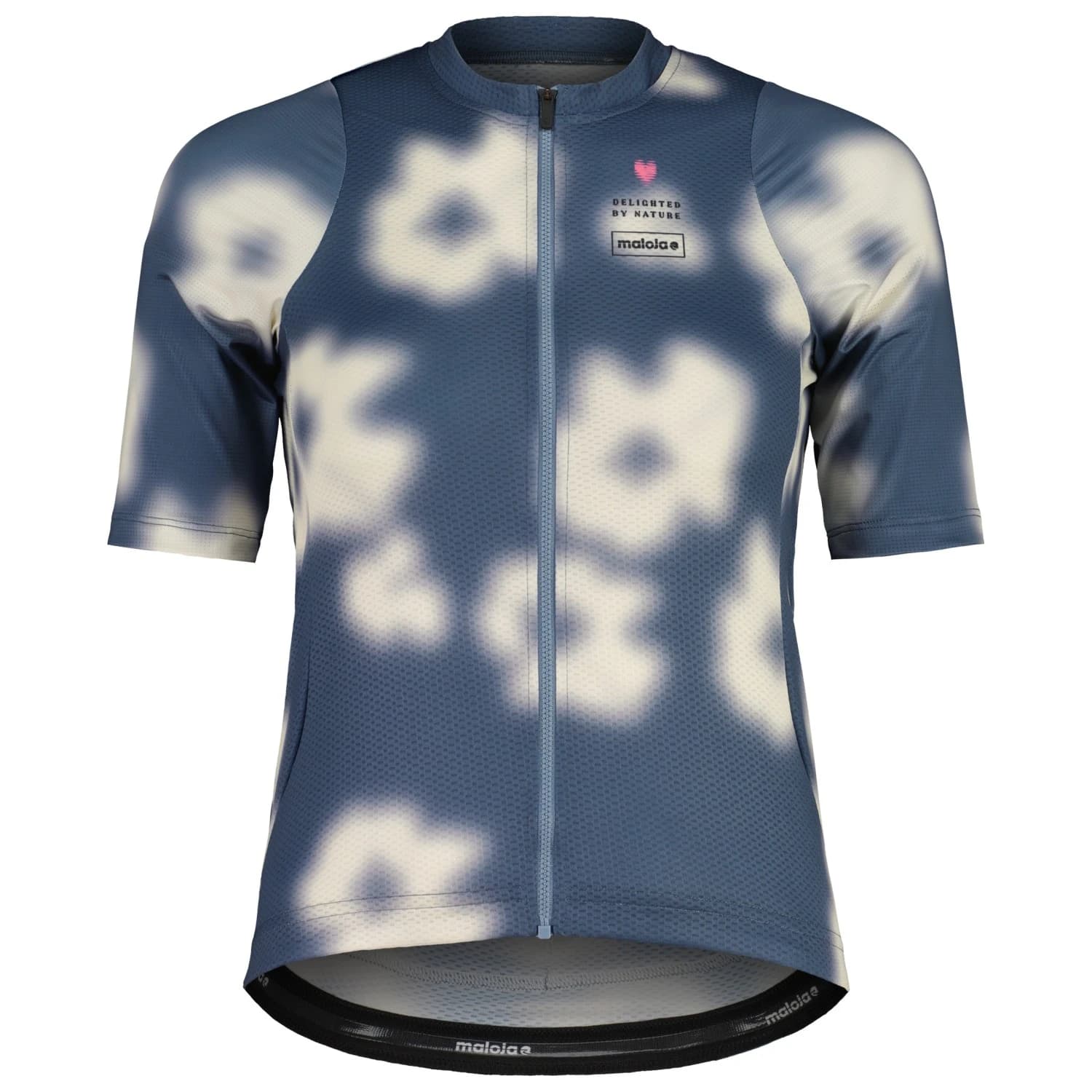 Дамска фланелка с къс ръкав за колоездене Maloja Women's StrandaM. Cycling jersey - Dusty Blue Shadow