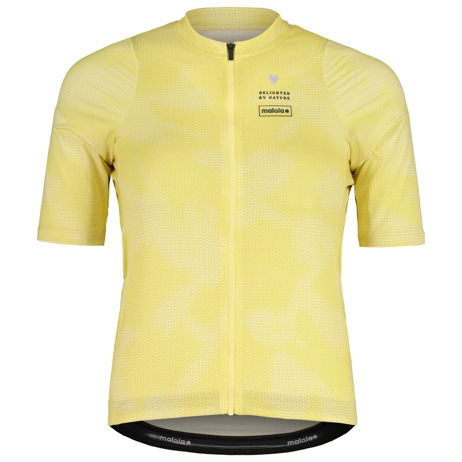 Дамска фланелка с къс ръкав за колоездене Maloja Women's StrandaM. Cycling jersey - Moonlight Iris Grid