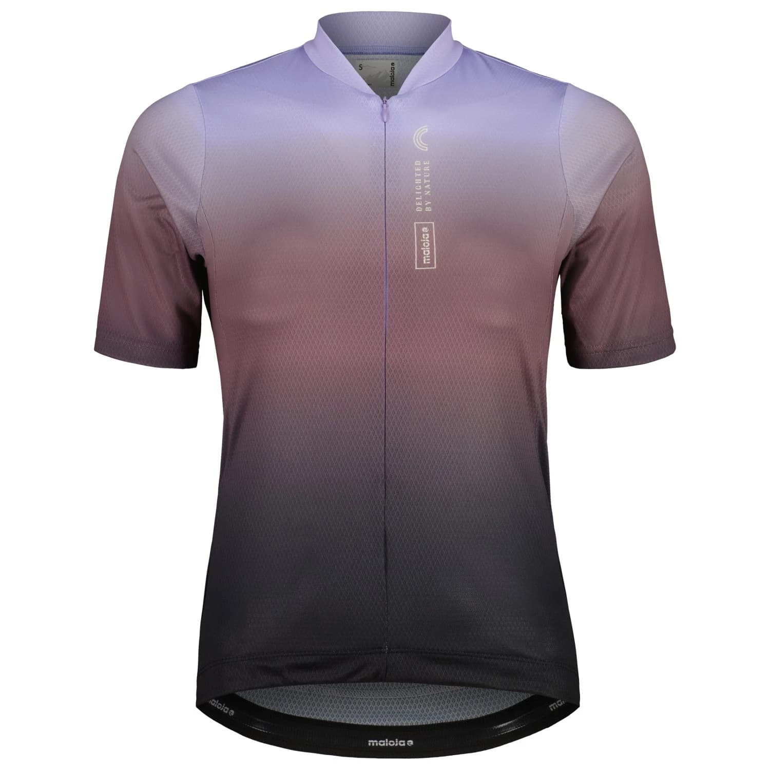 Дамска фланелка с къс ръкав за колоездене Maloja Women's VaridM. Cycling jersey - Deep Black Rainbow