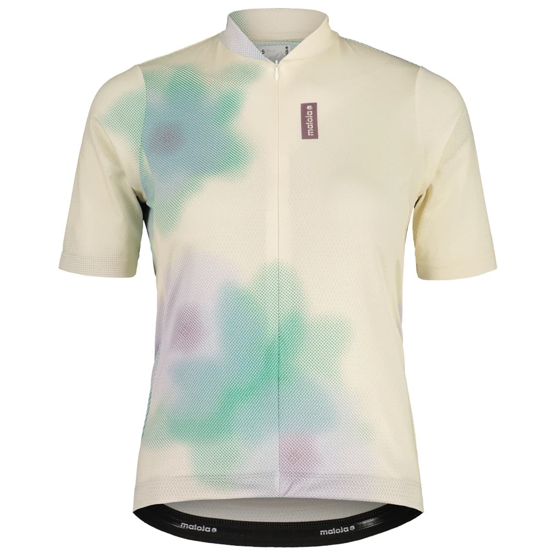 Дамска фланелка с къс ръкав за колоездене Maloja Women's VaridM. Cycling jersey - Shaded White Bloom