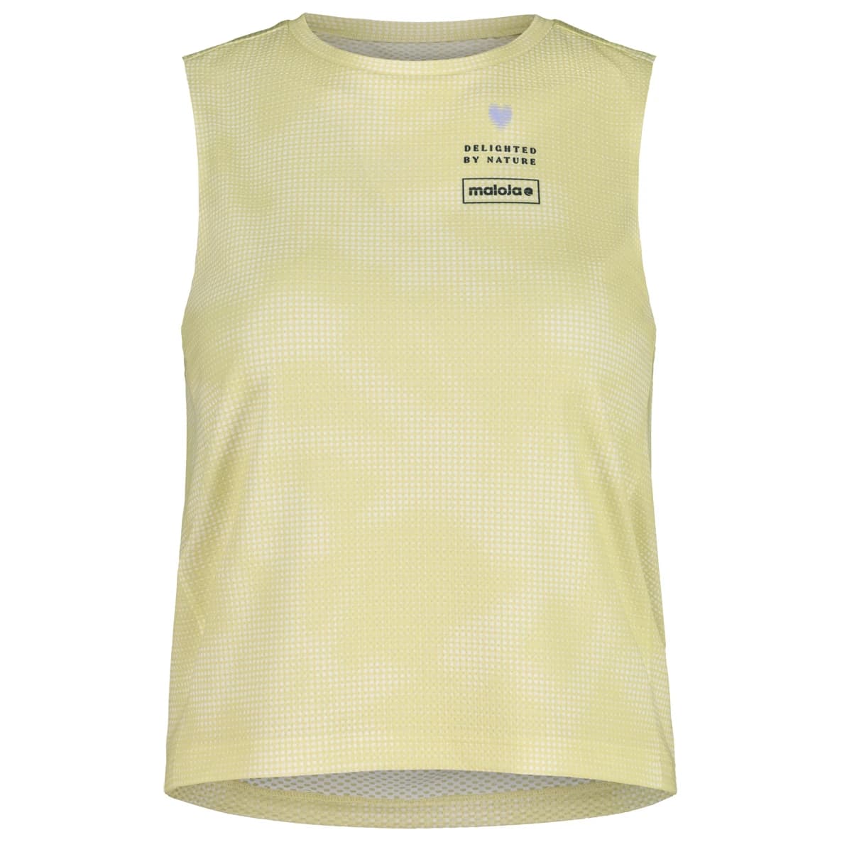 Дамска фланелка с къс ръкав за колоездене Maloja Women's WallbergM. Cycling jersey - Moonlight Iris Grid