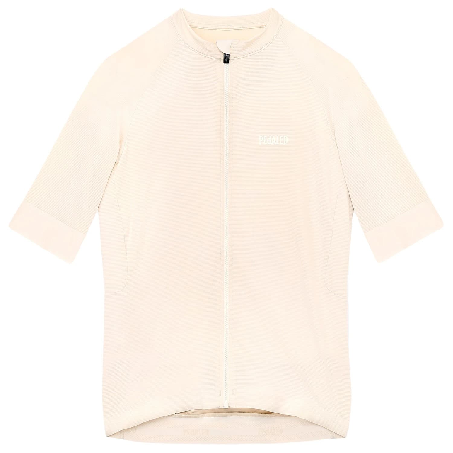 Дамска фланелка с къс ръкав за колоездене Pedaled Women's Element Lightweight Jersey Cycling jersey - Off White