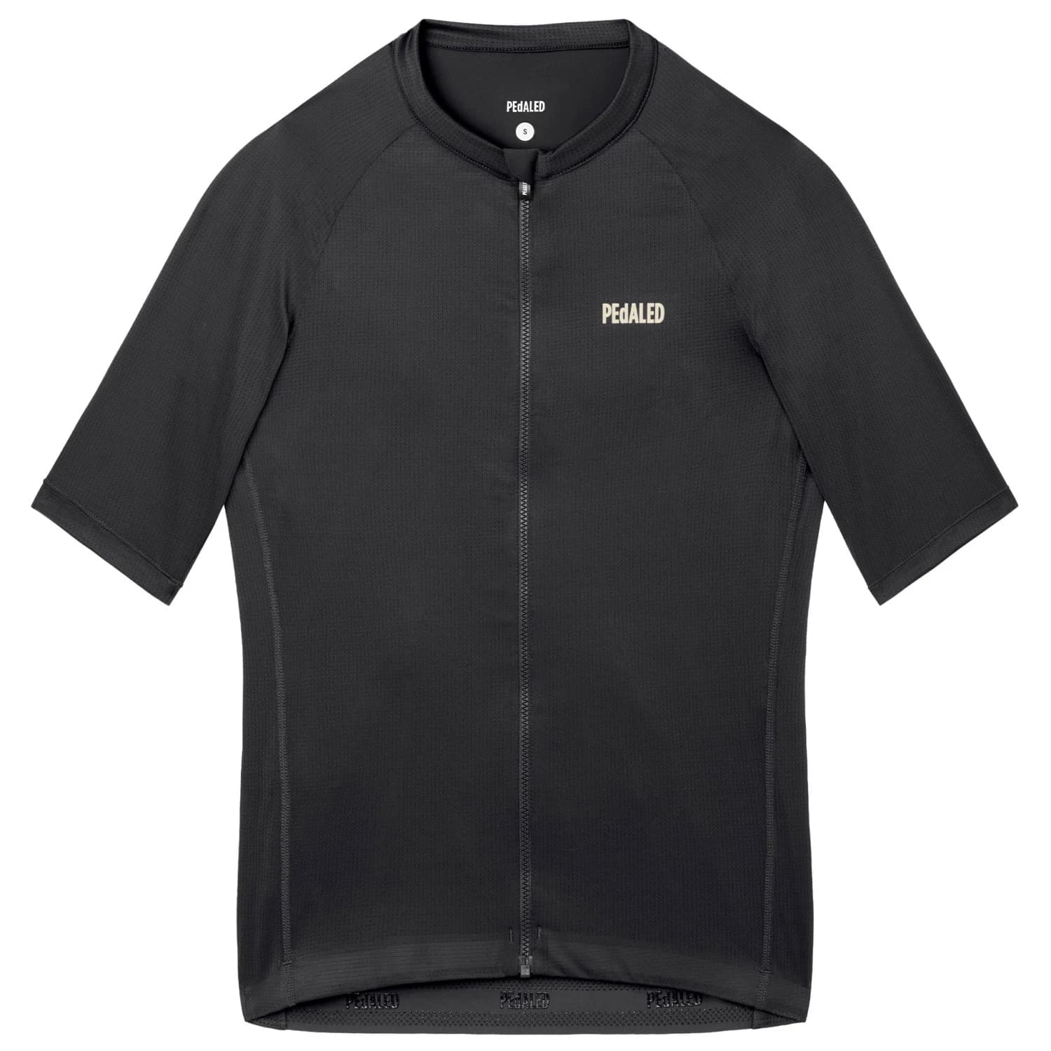 Дамска фланелка с къс ръкав за колоездене Pedaled Women's Element Mesh Jersey Cycling jersey - Black