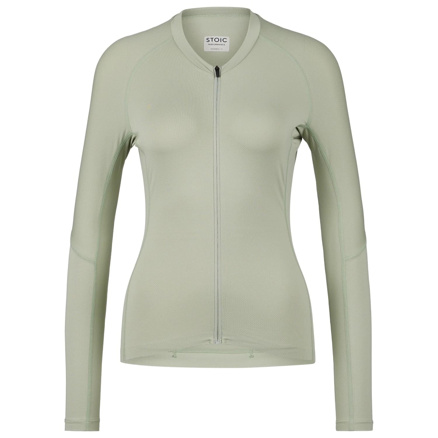 Дамска фланелка с дълъг ръкав за колоездене Stoic Women's DalslandSt. Gravel Jersey L/S Cycling jersey - Light Agave Green