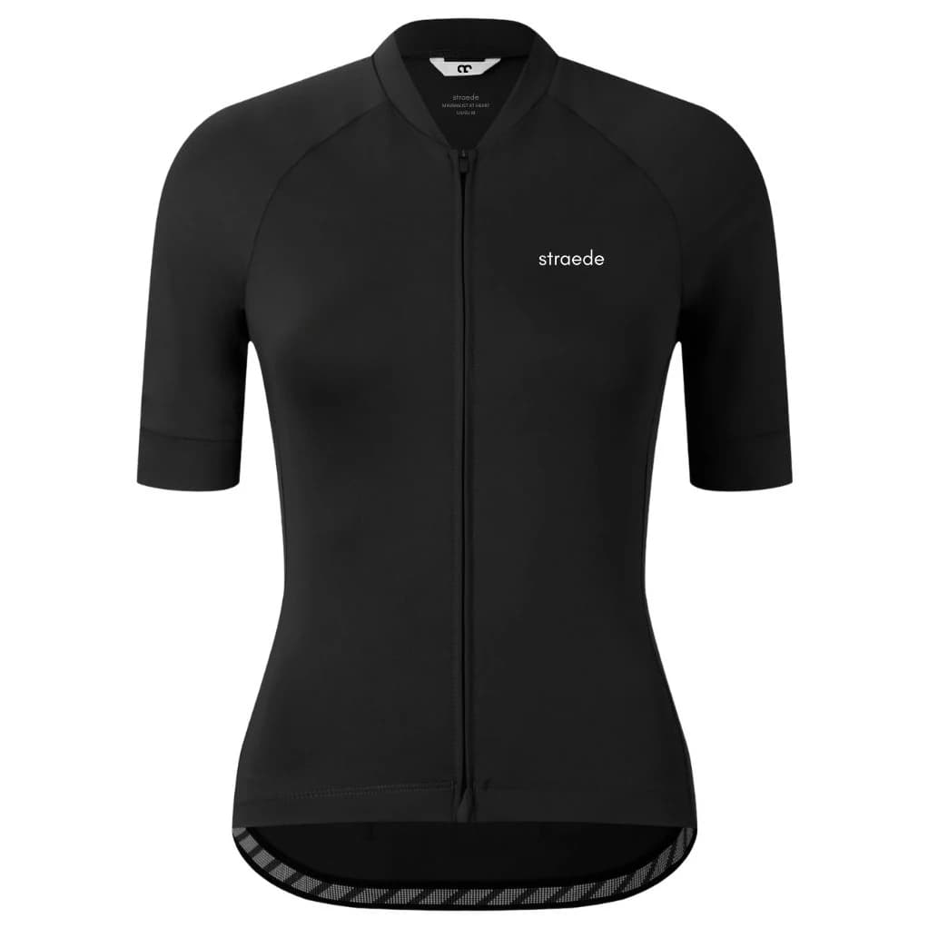 Дамска фланелка с къс ръкав за колоездене straede Women's Kaern Jersey Cycling jersey - Black