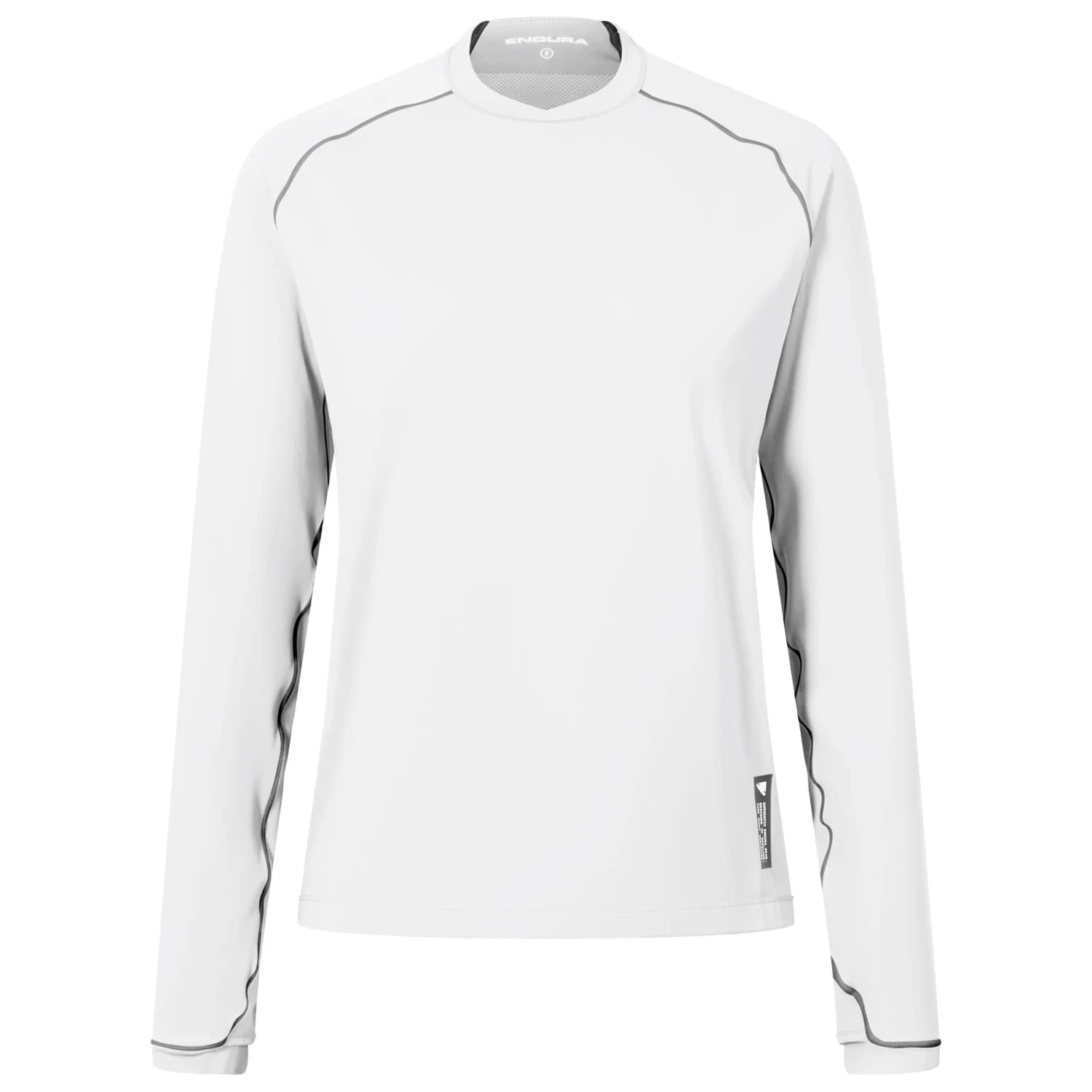 Фланелка с дълъг ръкав за колоездене Endura Women's Alltrack Roam L/S Tech Tee Cycling jersey - White