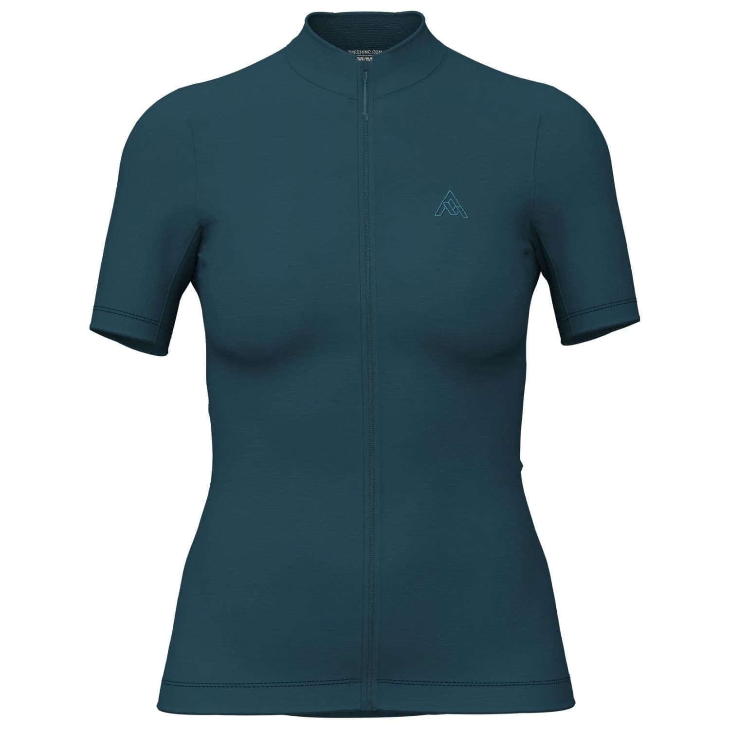 Дамска фланелка с къс ръкав за колоездене 7mesh Women's Ashlu Merino Jersey S/S Cycling jersey - Deep Sea