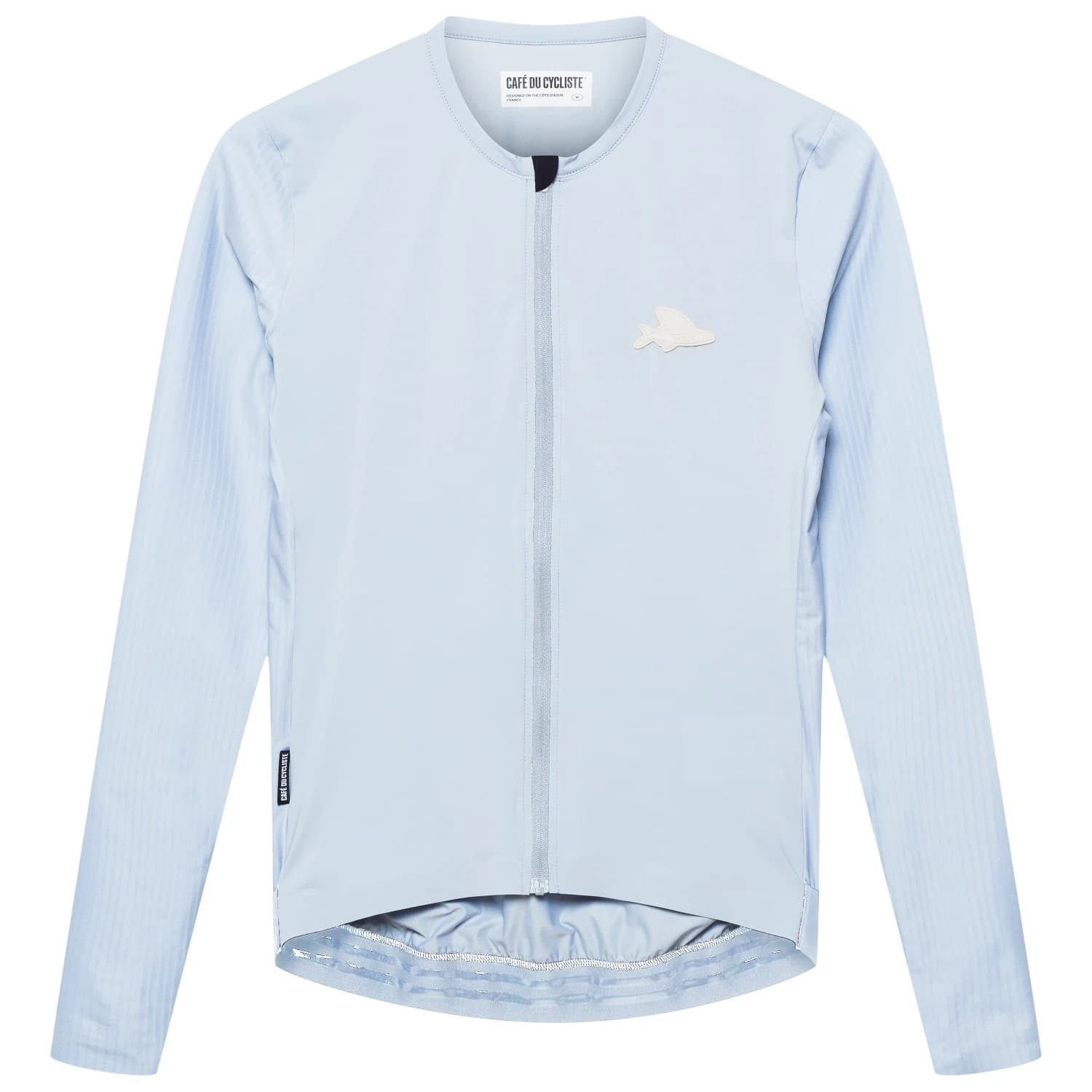 Дамска фланелка с дълъг ръкав за колоездене CAFÉ DU CYCLISTE Women's Andrea Cycling jersey - Horizon Grey