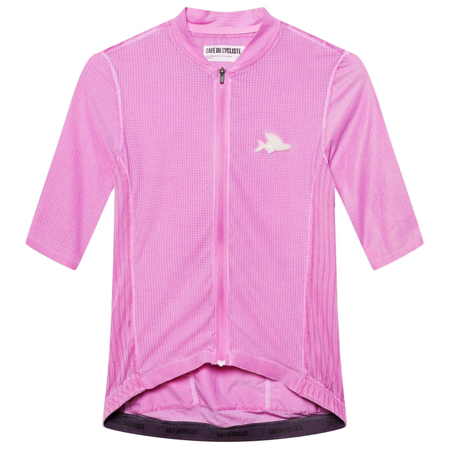 Дамска фланелка с къс ръкав за колоездене CAFÉ DU CYCLISTE Women's Angeline Cycling jersey - Cold Dye Ultra Violet