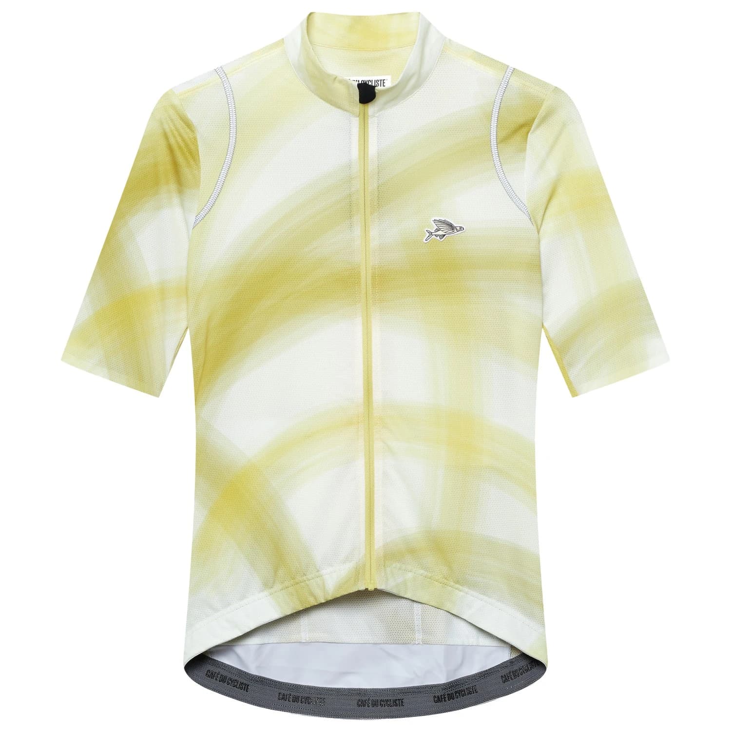 Дамска фланелка с къс ръкав за колоездене CAFÉ DU CYCLISTE Women's Mona Cycling jersey - Sunloop Glaze