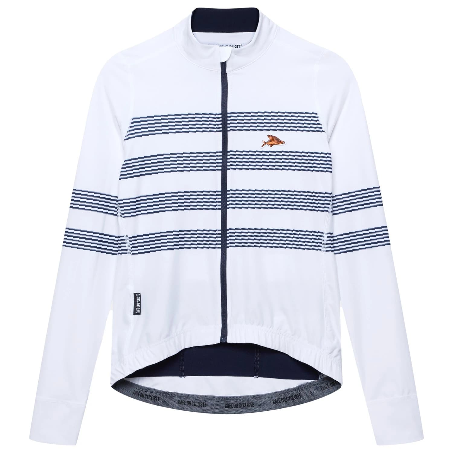 Дамска фланелка с дълъг ръкав за колоездене CAFÉ DU CYCLISTE Women's Charlie Cycling jersey - Mariniere