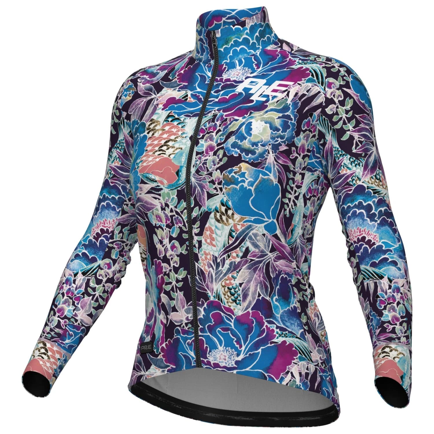 Фланелка с дълъг ръкав за колоездене Alé Women's PR.E Jardin L/S Jersey Cycling jersey - Purple Combo