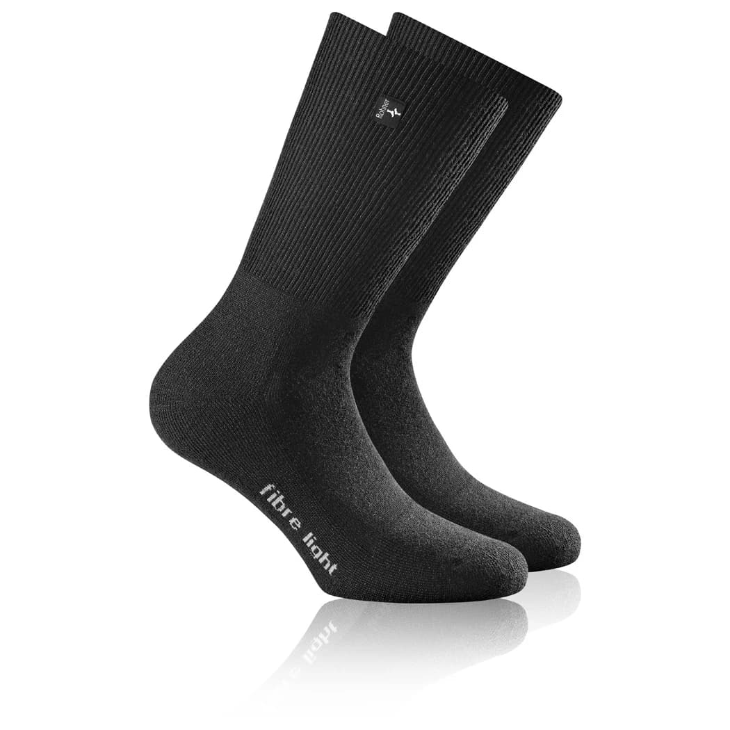 Туристически чорапи Rohner Fibre Light supeR Walking socks - Black