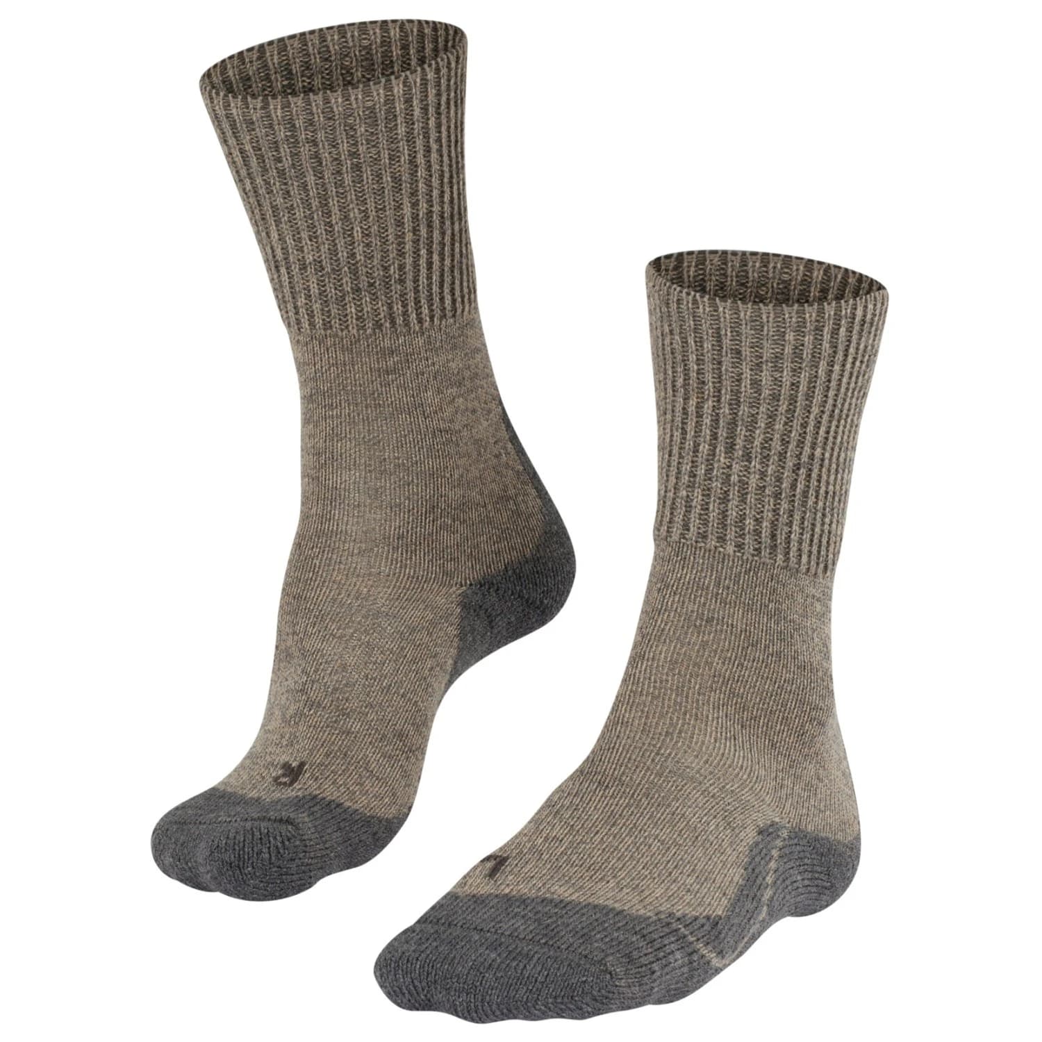 Дамски туристически чорапи Falke Women's TK1 Wool Walking socks - Beige