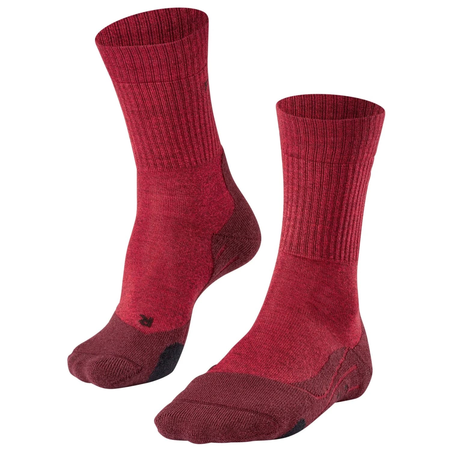 Дамски туристически чорапи Falke Women's TK2 Wool Walking socks - Scarlet