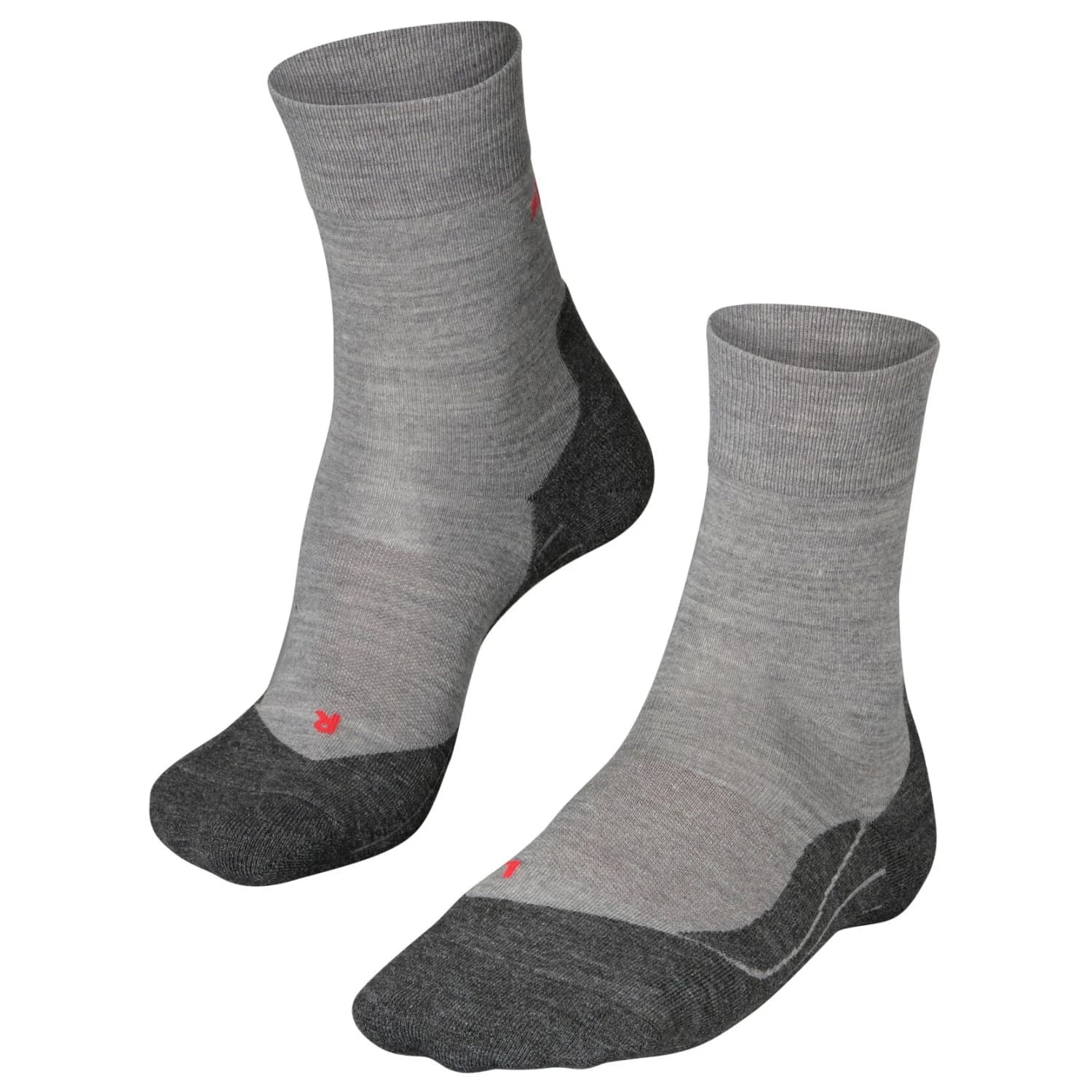 Мъжки чорапи за бягане Falke RU 4 Wool Running socks - Grey
