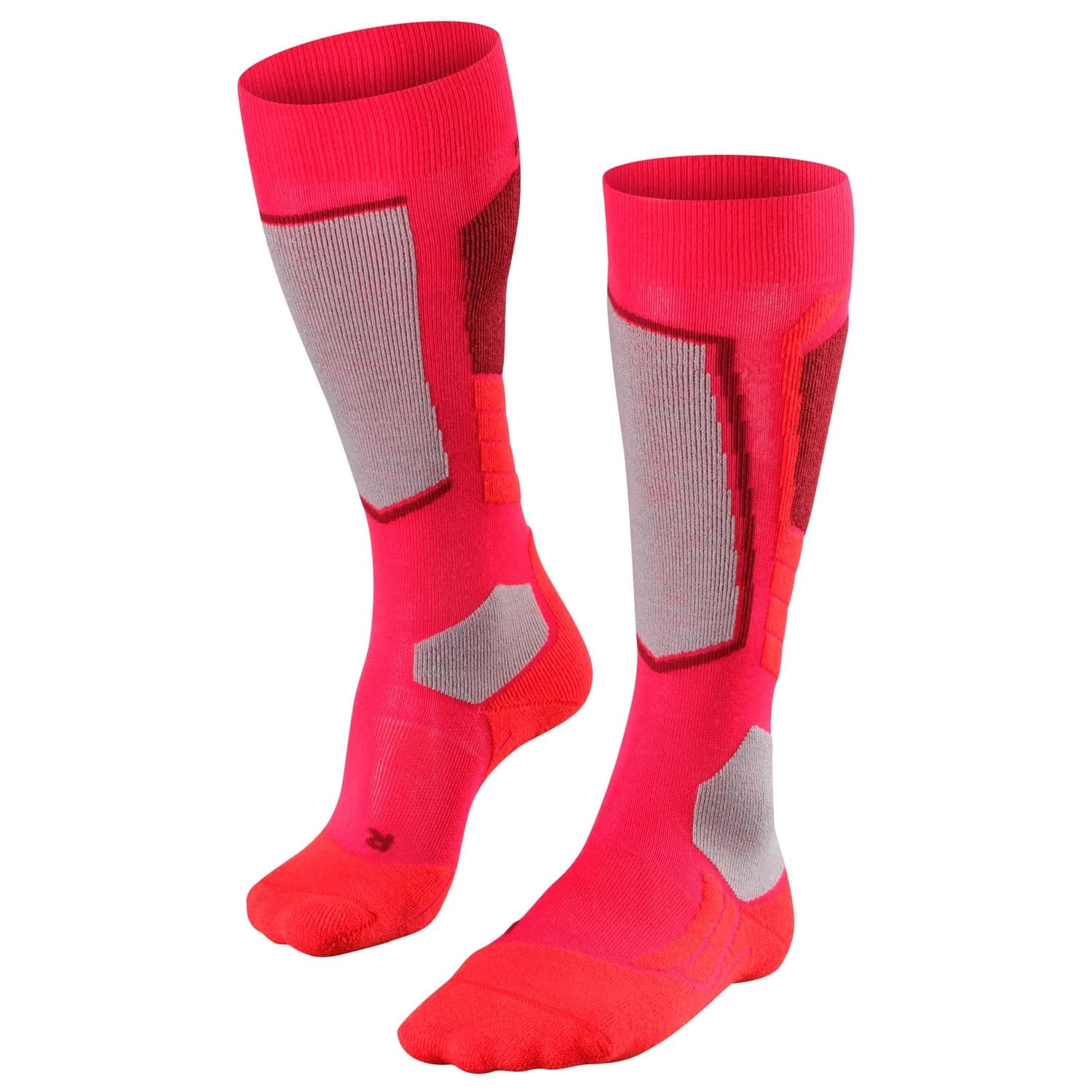 Ски чорапи Falke Women's SK 2 Wool Ski socks - Rose / Grey