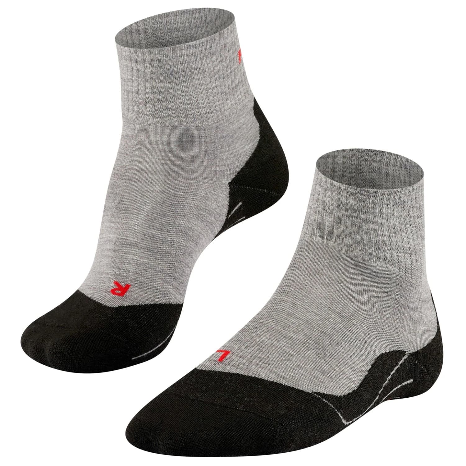 Мъжки туристически чорапи Falke Falke TK5 Short Walking socks - Light Grey