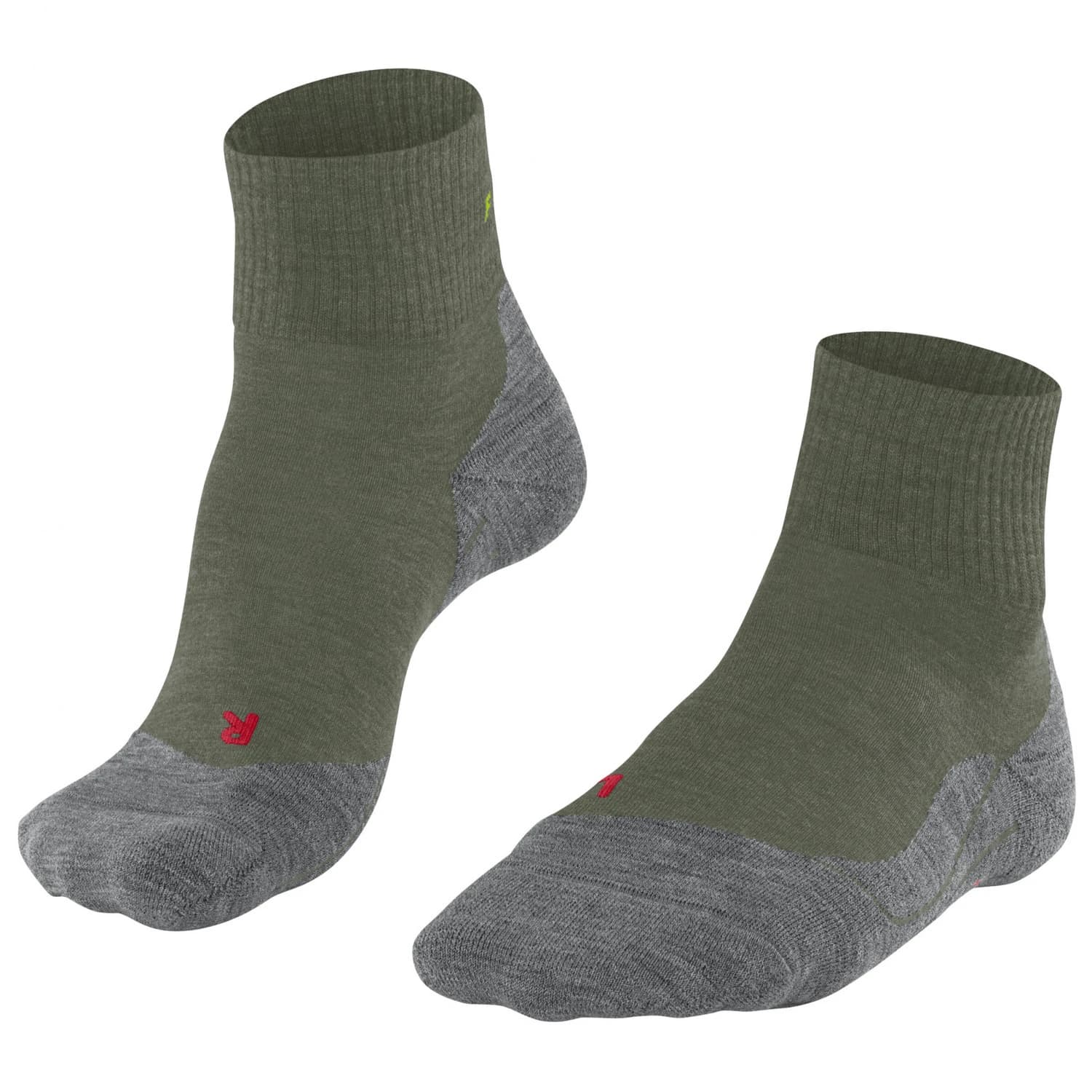 Мъжки туристически чорапи Falke Falke TK5 Short Walking socks - Herb