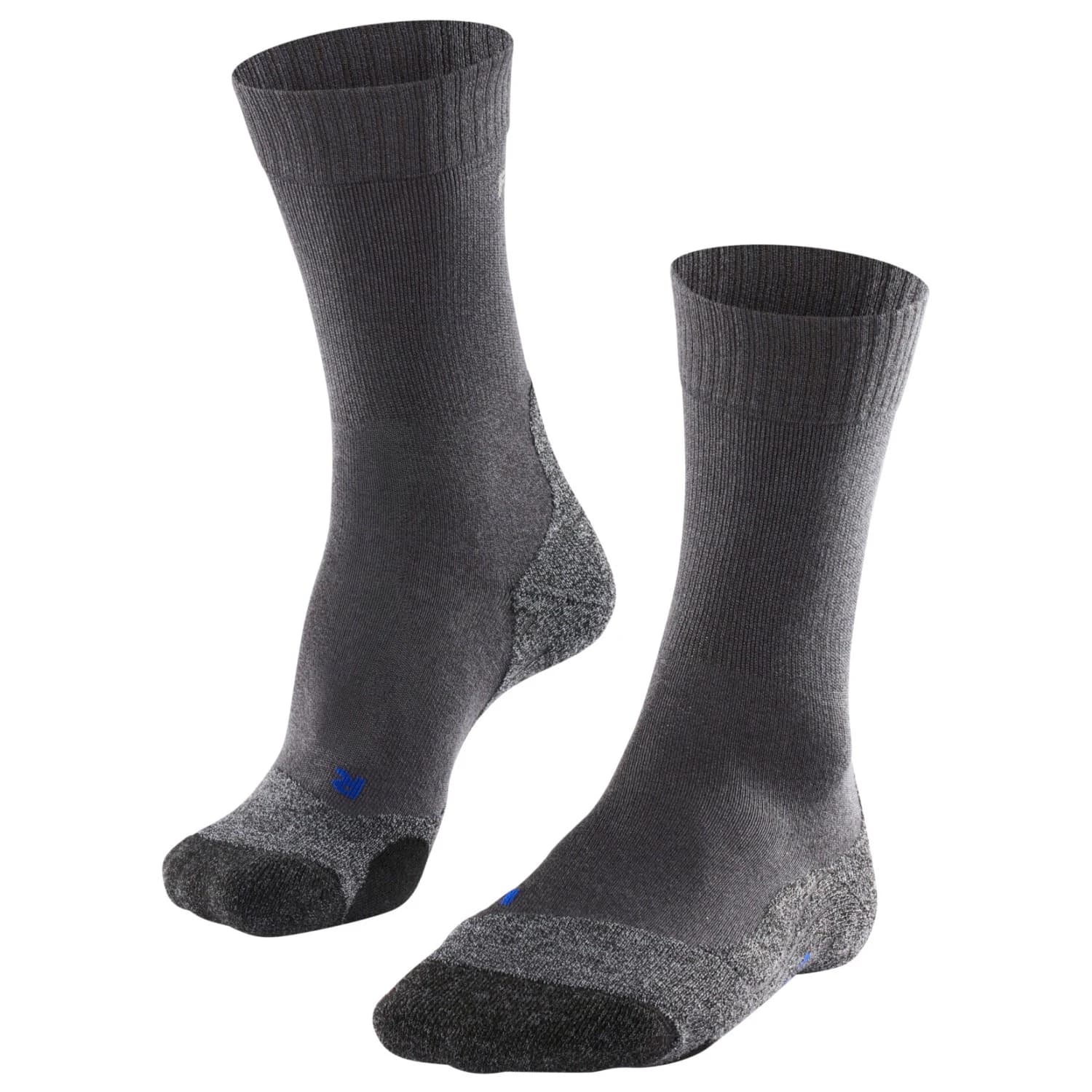 Мъжки туристически чорапи Falke TK2 Cool Walking socks - Asphalt Melange
