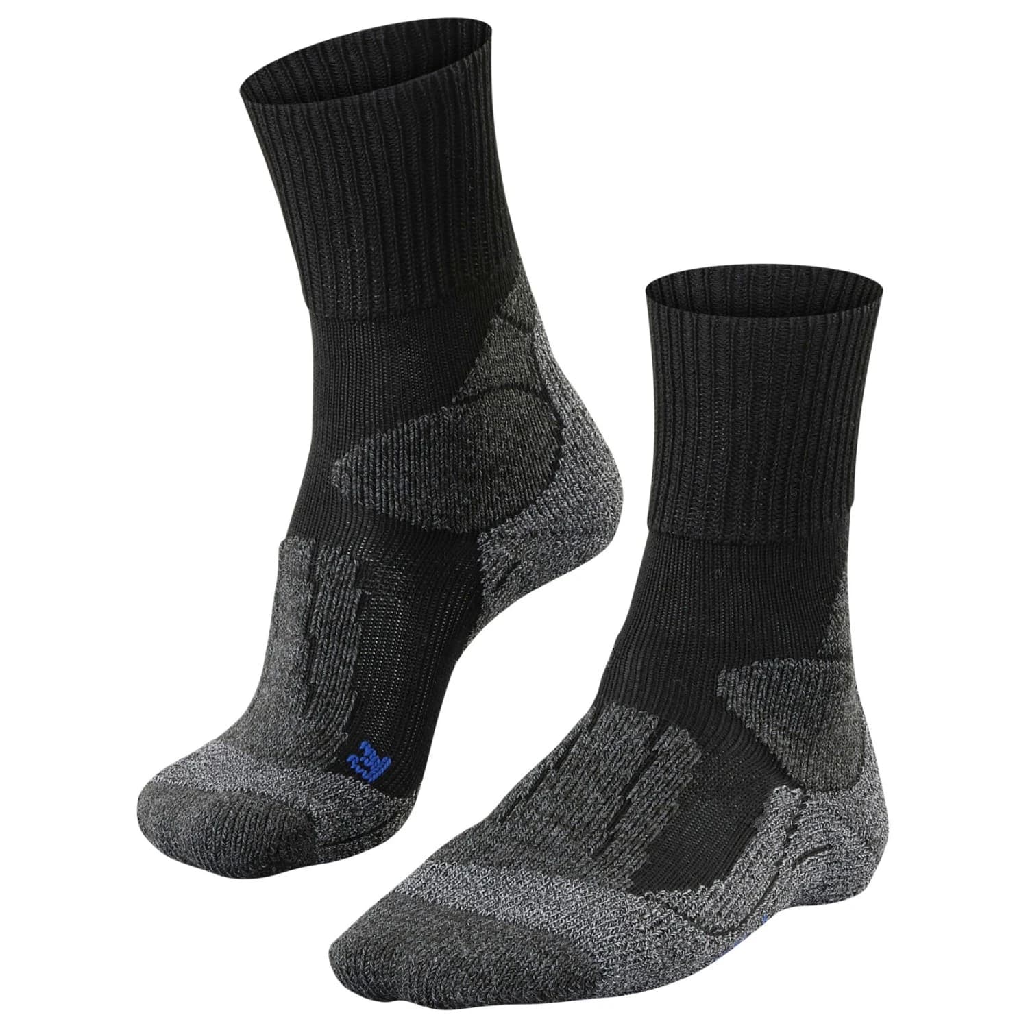 Мъжки туристически чорапи Falke TK1 Cool Walking socks - Black