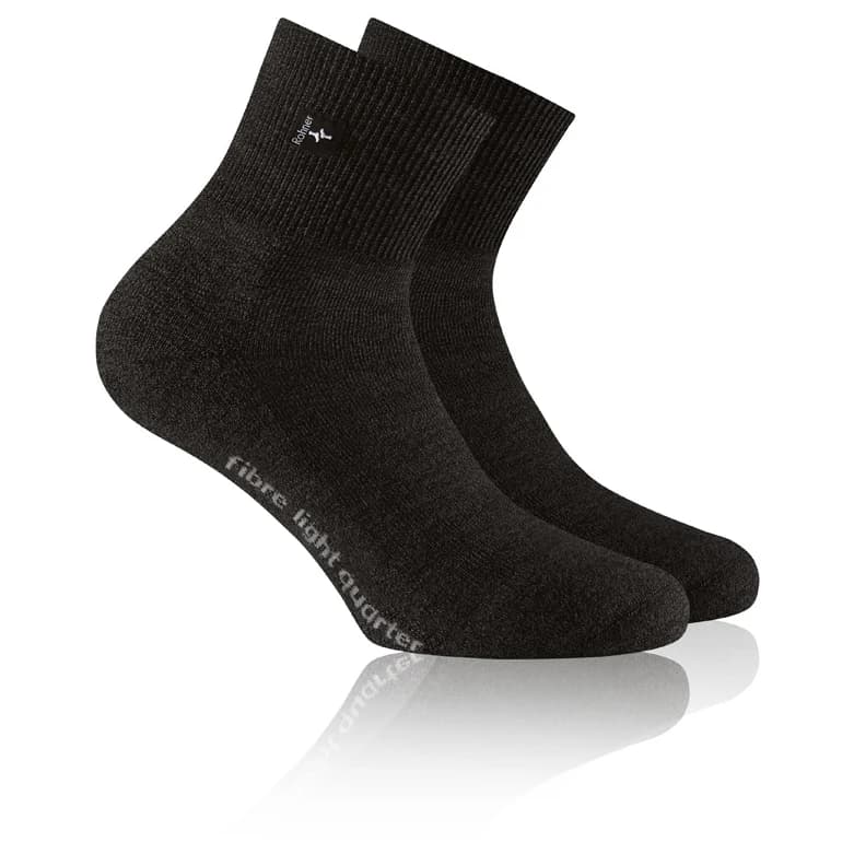 Спортни чорапи Rohner Fibre Light Quarter Sports socks - Black