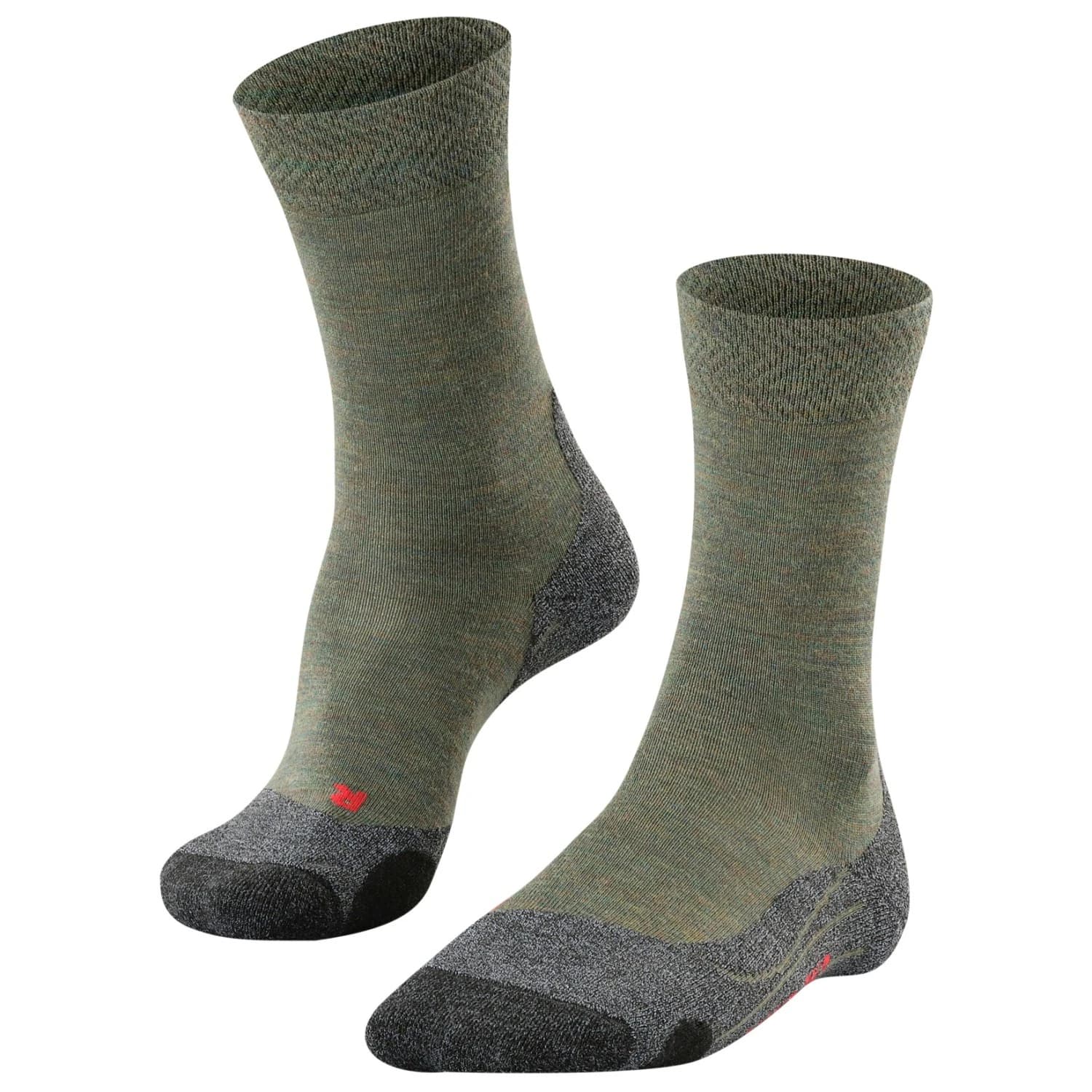 Мъжки туристически чорапи Falke TK2 Melange Walking socks - Ivy Green