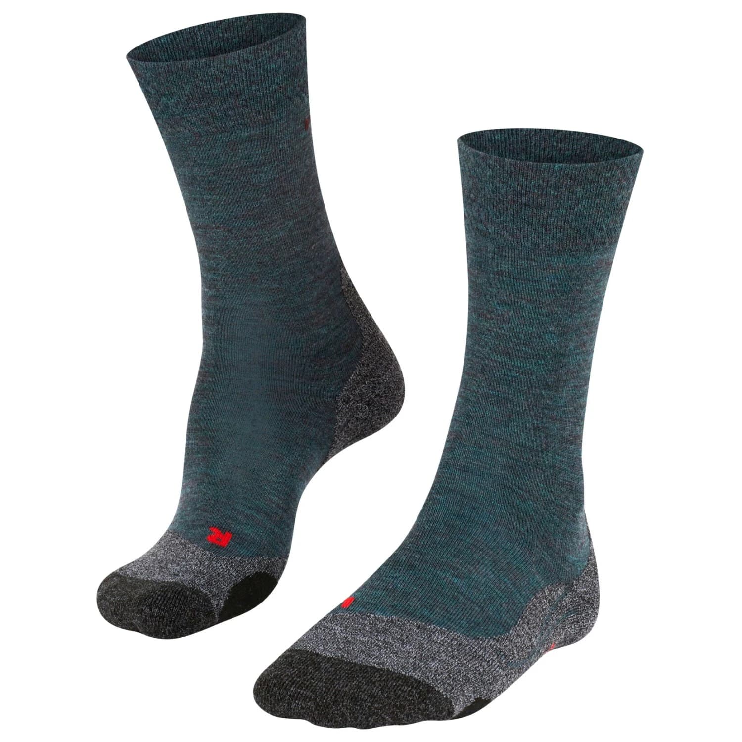 Мъжки туристически чорапи Falke TK2 Melange Walking socks - Scarab