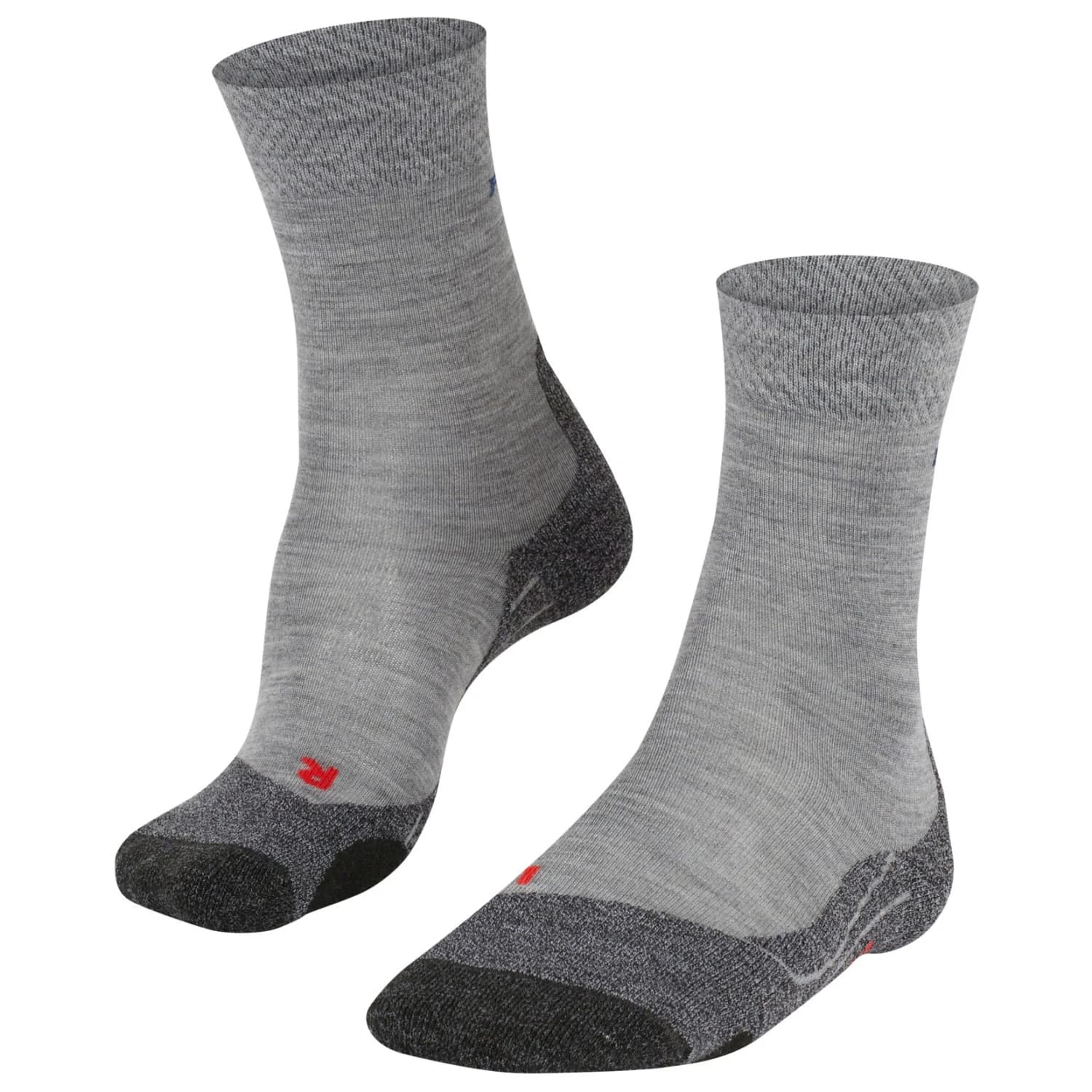 Мъжки туристически чорапи Falke TK2 Melange Walking socks - Grey Mel
