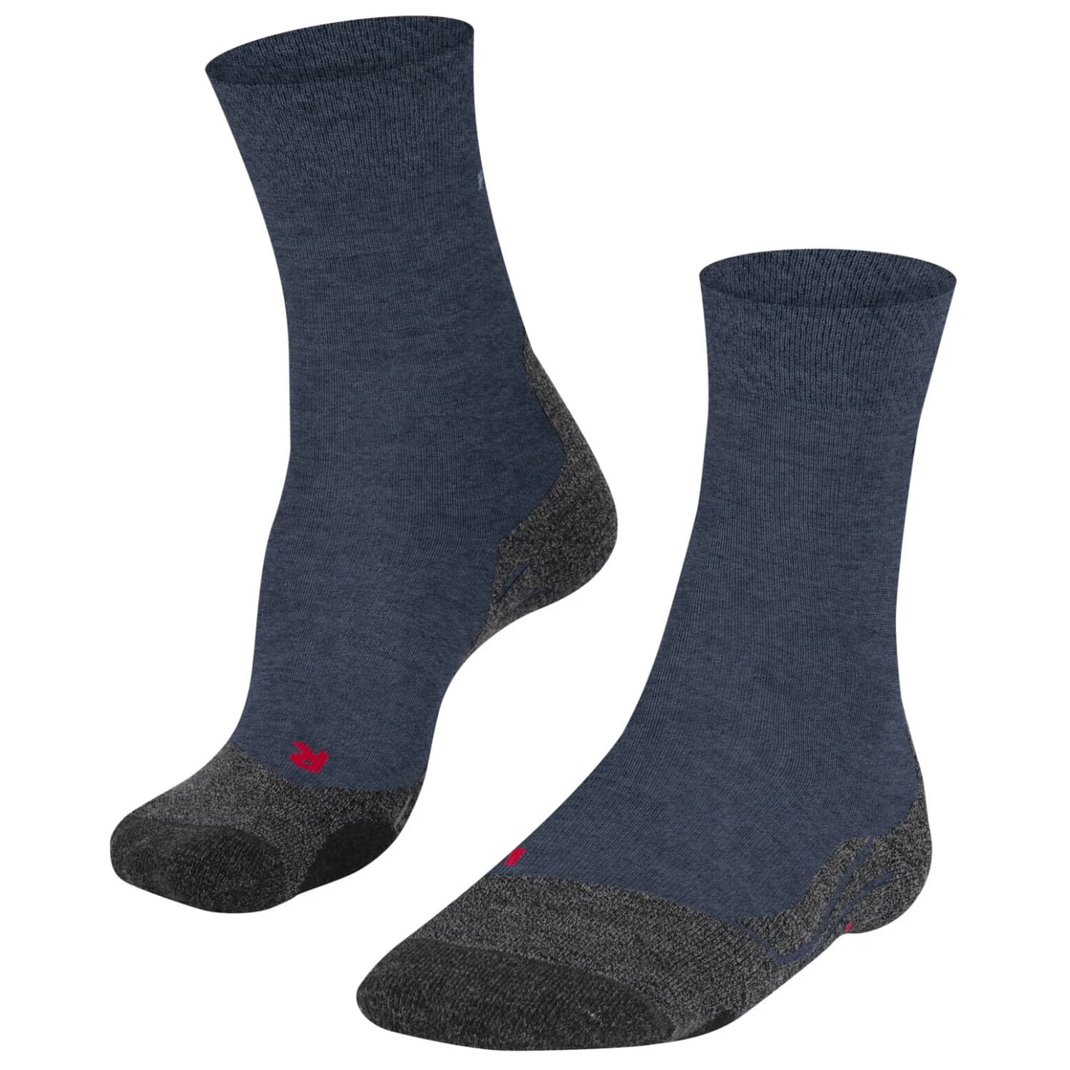 Мъжки туристически чорапи Falke TK2 Melange Walking socks - Dark Blue Melange