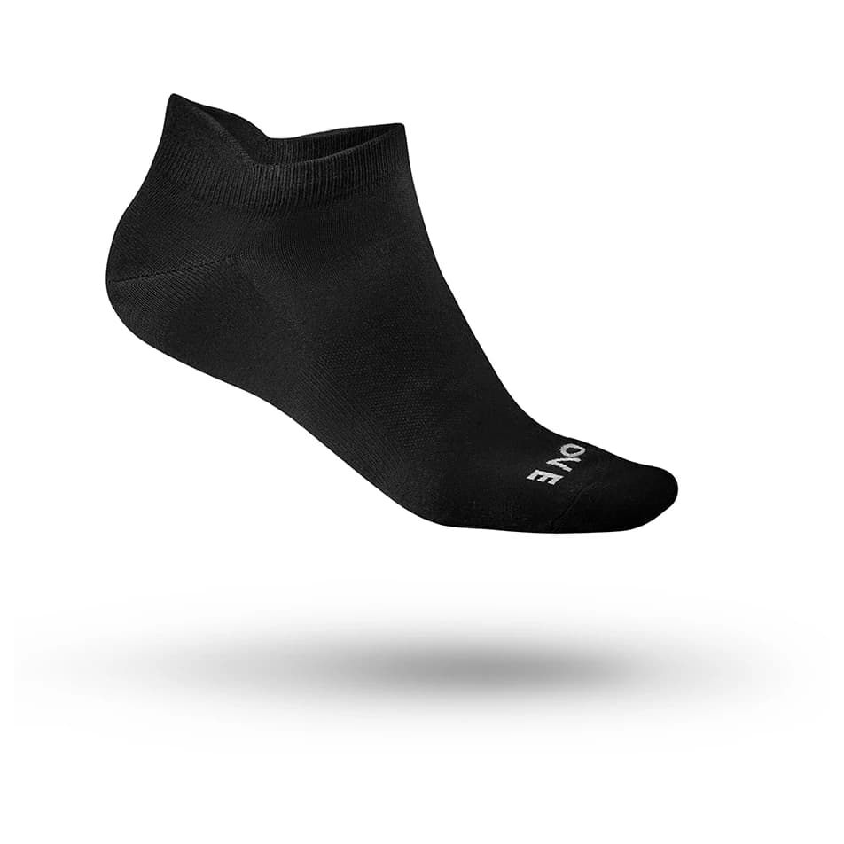 Чорапи за колоездене GripGrab Classic No Show Sock Cycling socks - Black